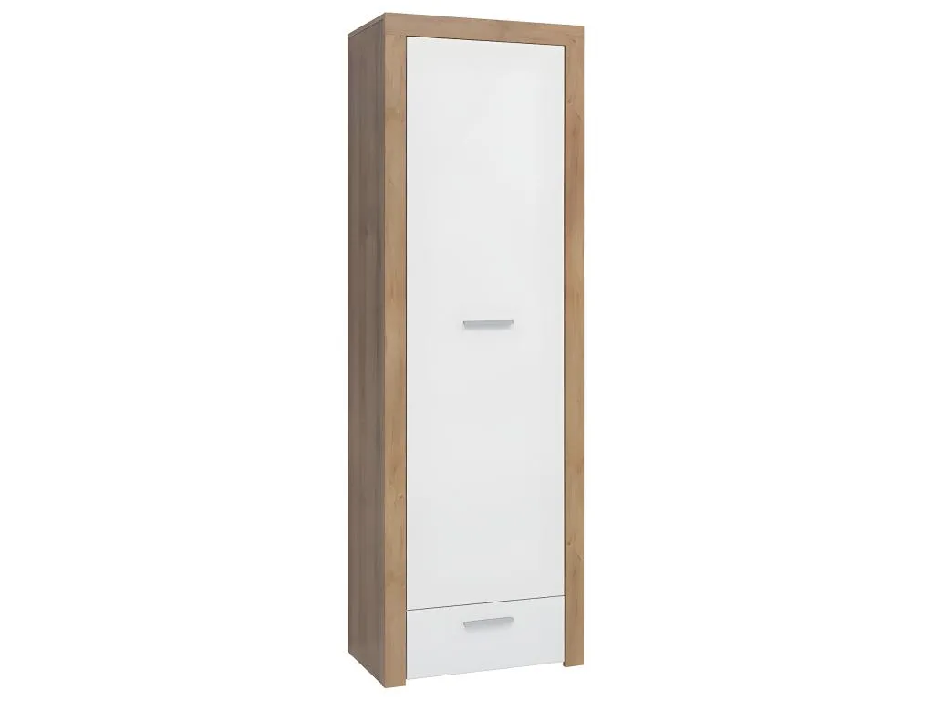 Armario columna 1 puerta 1 cajón Banakdecoracion Blanco y Banakdecoracion CPKM84350