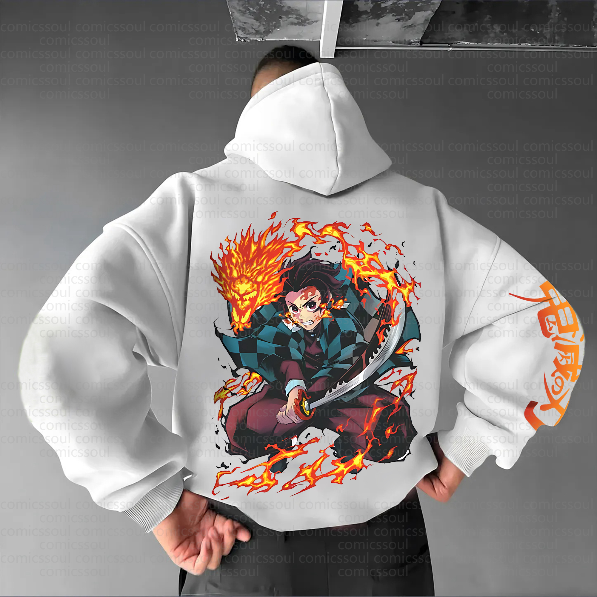 Unisex “Comicssoul” Graphic Streetwear Vintage Hoodie