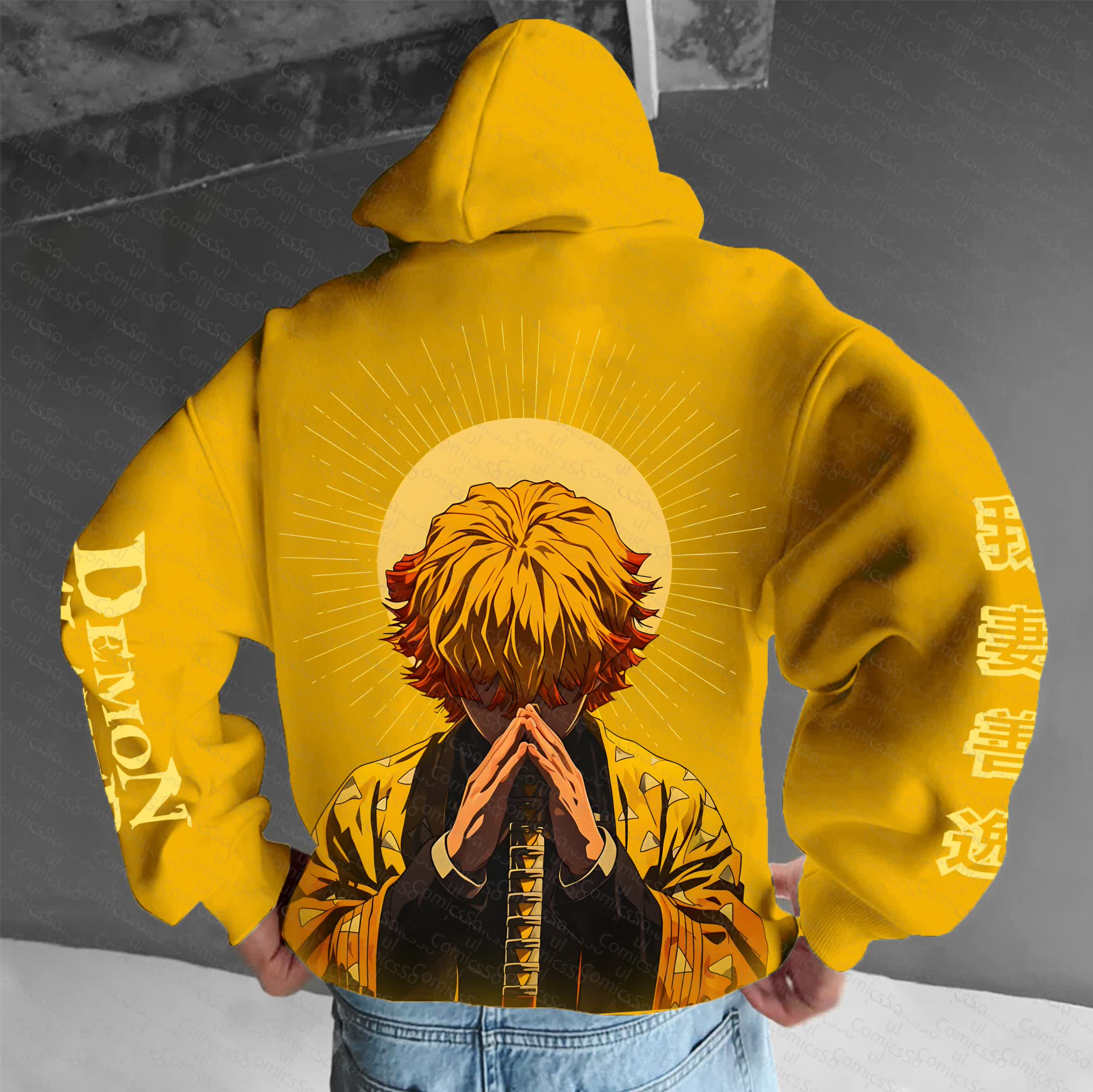 Unisex “Comicssoul” Anime Graphic Streetwear Vintage Hoodie