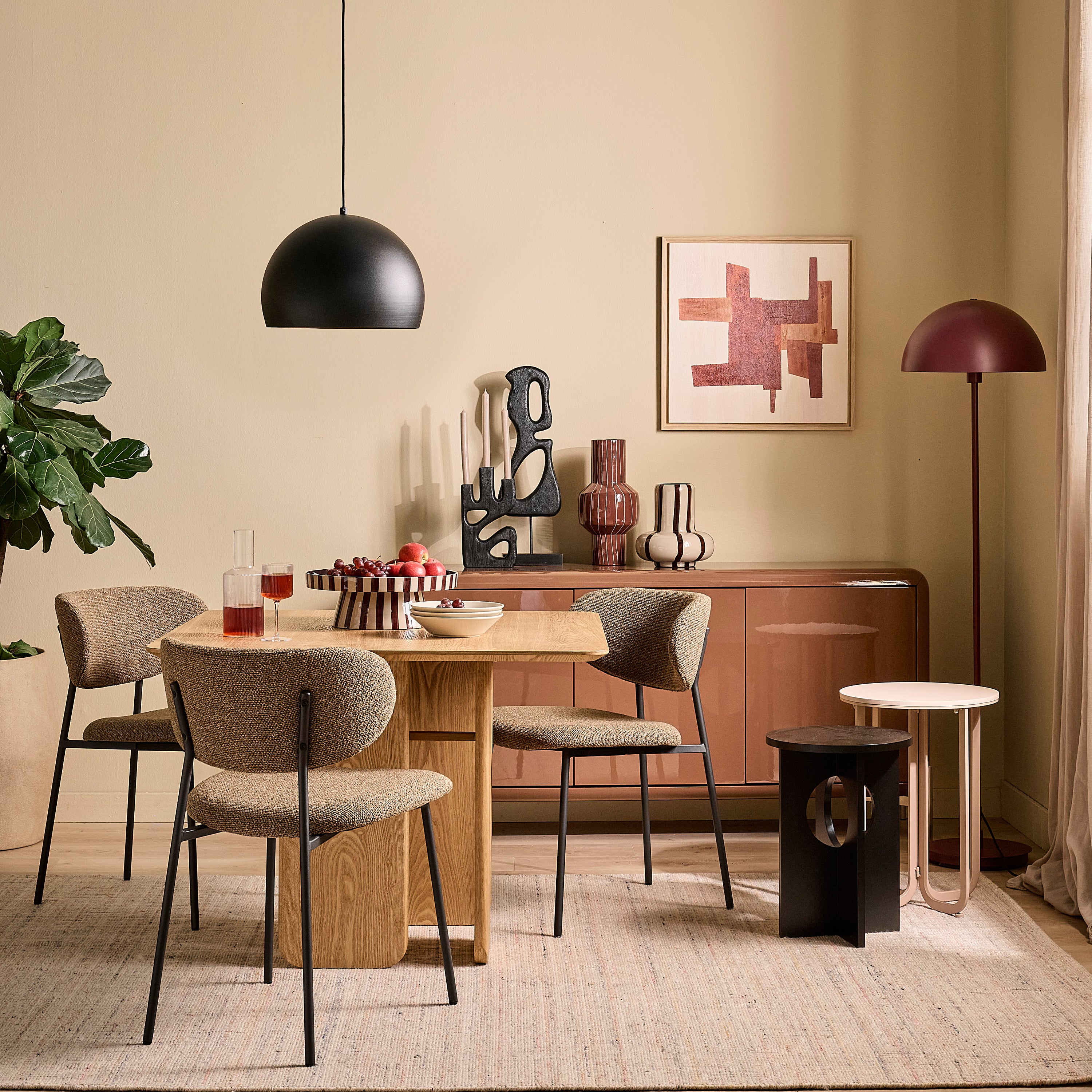 Blokker Glinta Dressoir - Chocolade Bruin