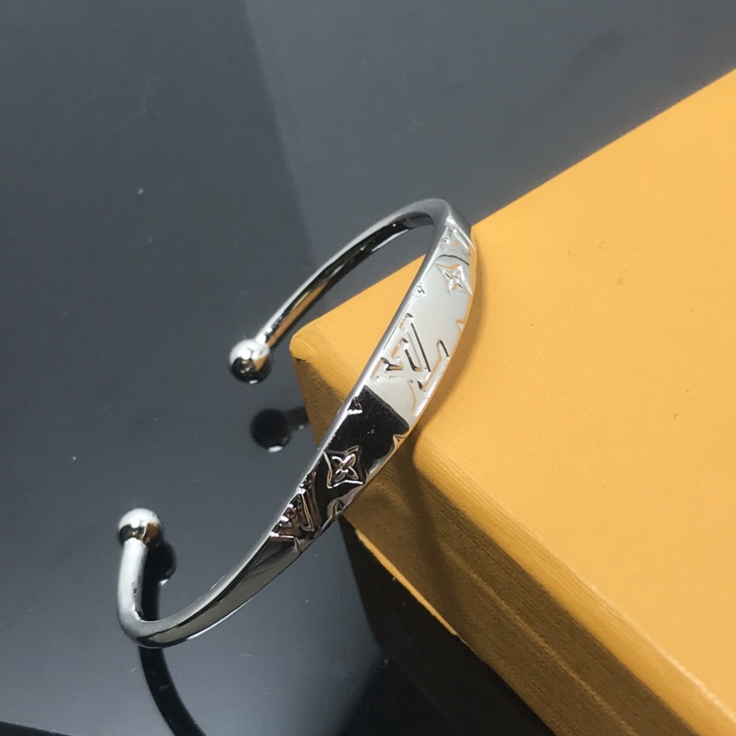 Louis Vuitton Open Cuff Bangle Monogram Bracelet - Original Replica Club