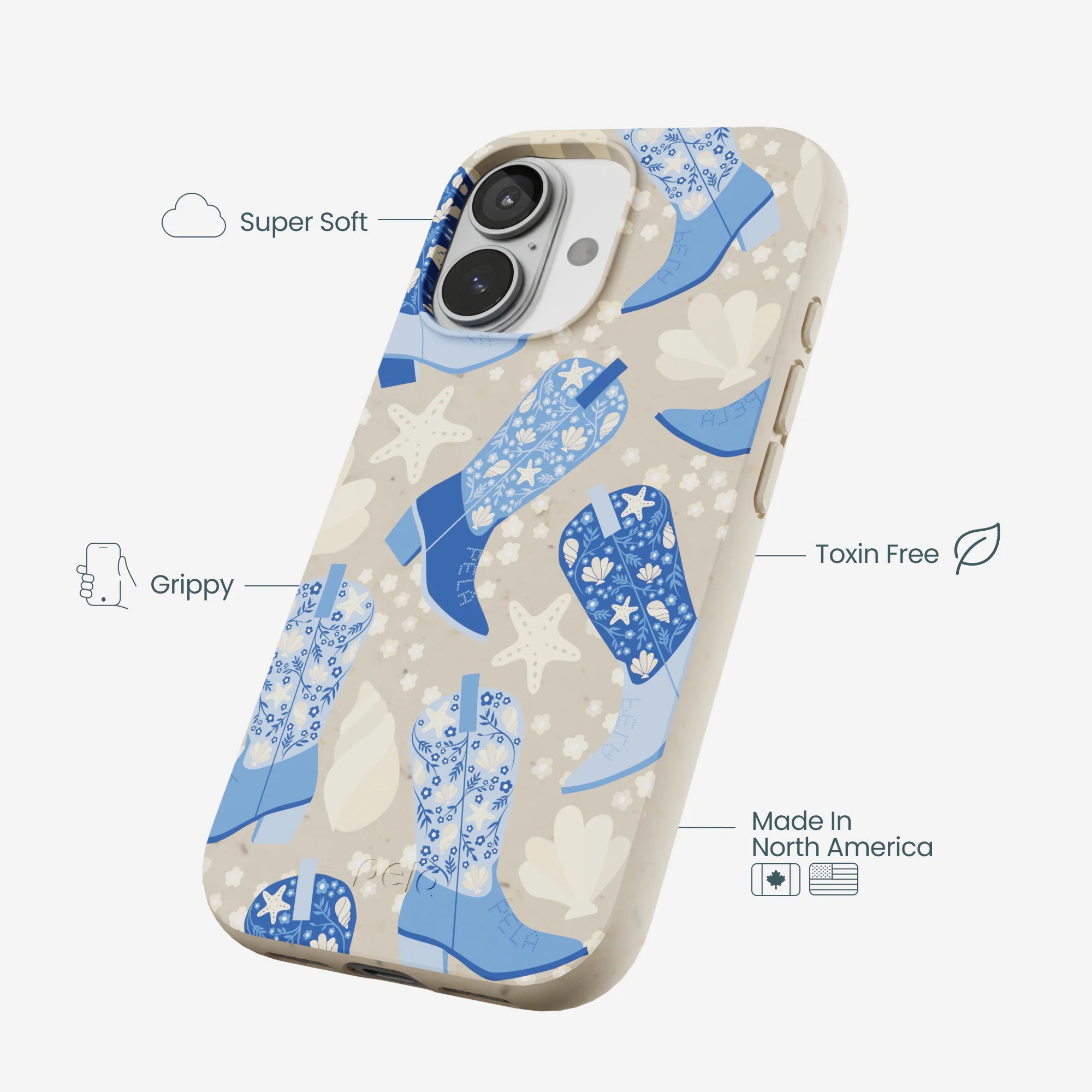 London Fog Shells and Boots iPhone 17 Case