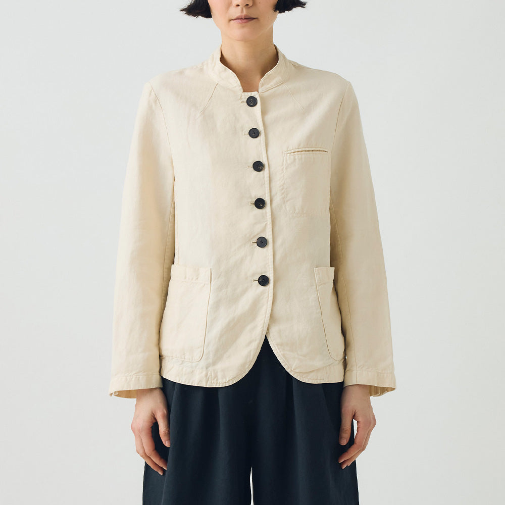Toast - Veste Garment Dyed Neat - Parchment