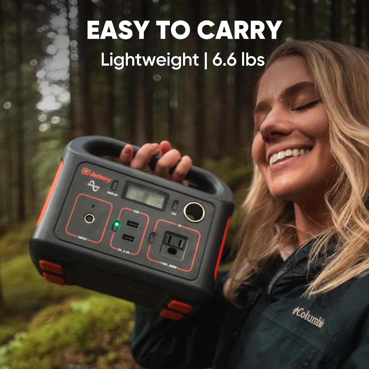 Jackery Explorer 240 Portable Power Station, 240Wh Backup Lithium Battery, 110V/200W Pure Sine Wave AC Outlet, Solar Generator (Solar Panel Not Included) for Outdoors Camping Travel Hunting Emergency - Image 4