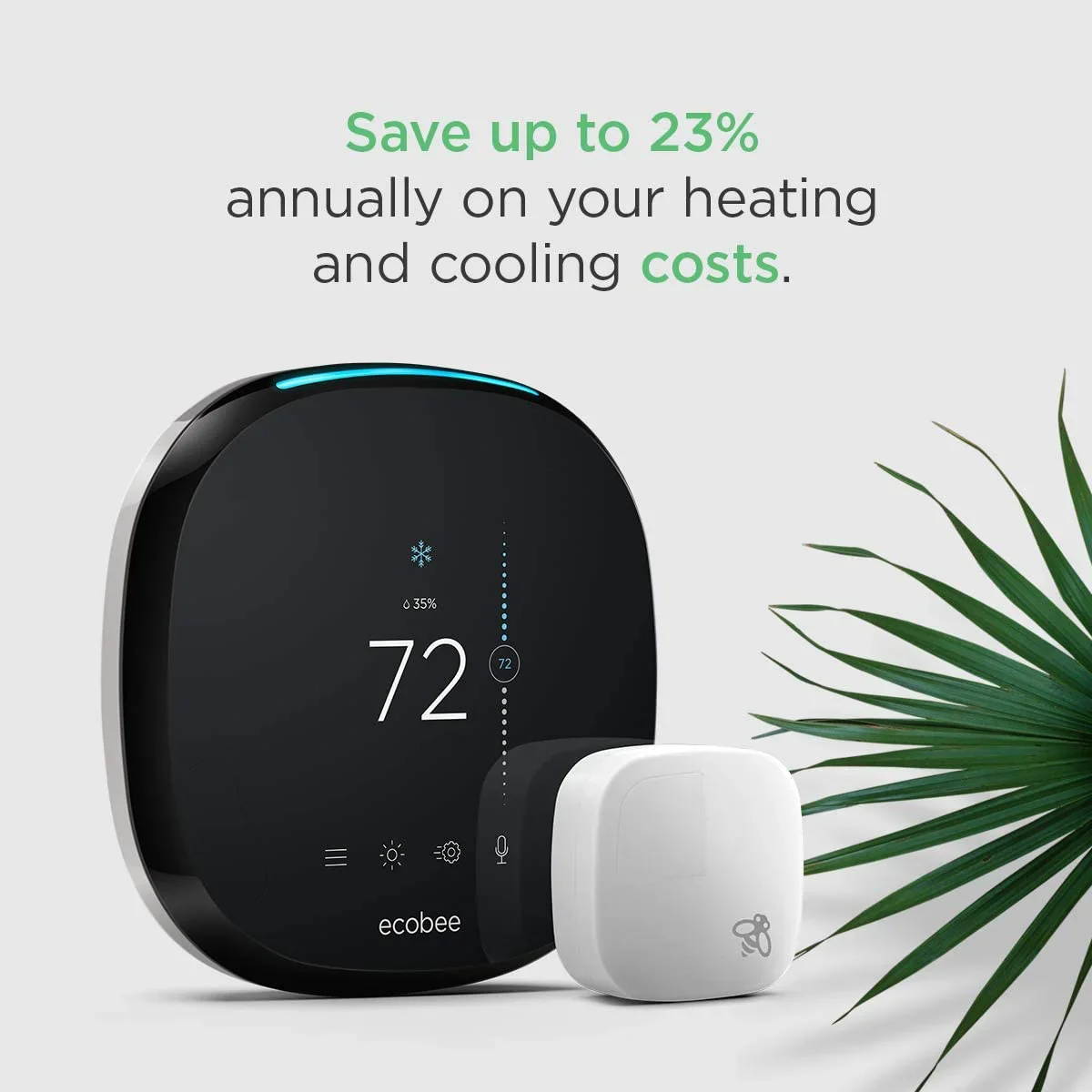 ecobee Smart Thermostat With Built-In Alexa And Room Sensor - Image 3 ecobee Smart Thermostat With Built-In Alexa And Room Sensor - Image 3
