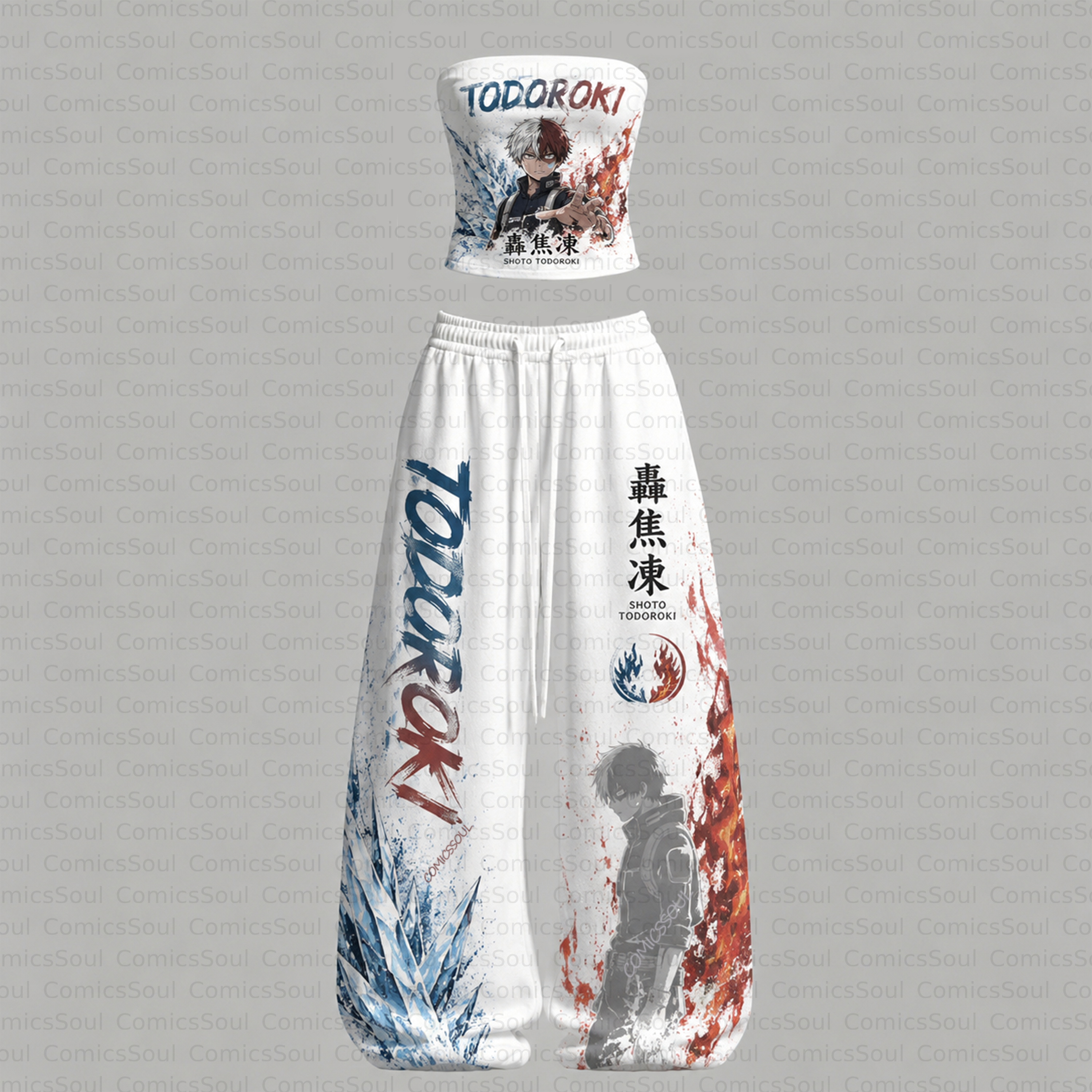 My Hero Academia Top  & Elasticated Trousers Two-Piece Set