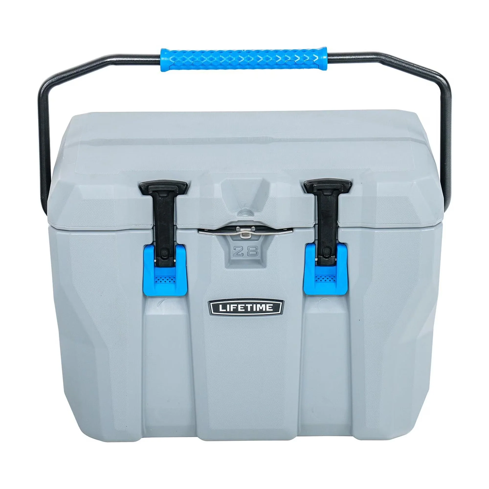 Lifetime Bear-Resistant High Performance Camping Cooler, 28 qt, 20 Can Capacity, Boulder Gray - 91289