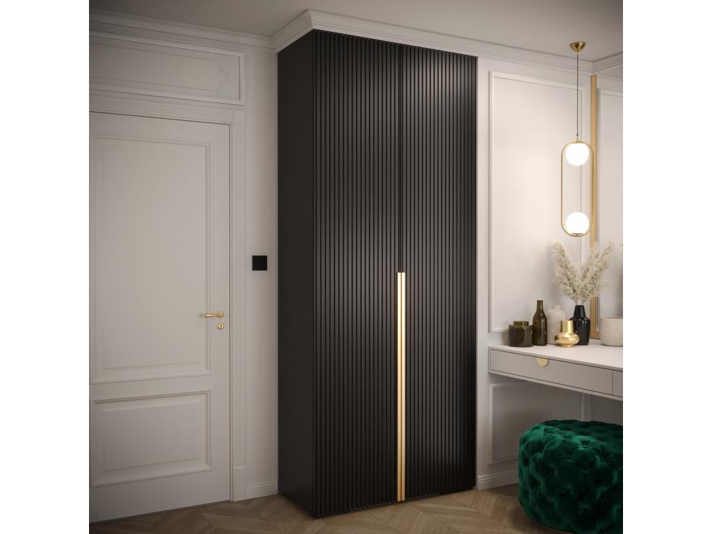 ARMARIO Hominor 9 DE PUERTAS BATIENTES 236 - 7/100/47 2 puertas negro