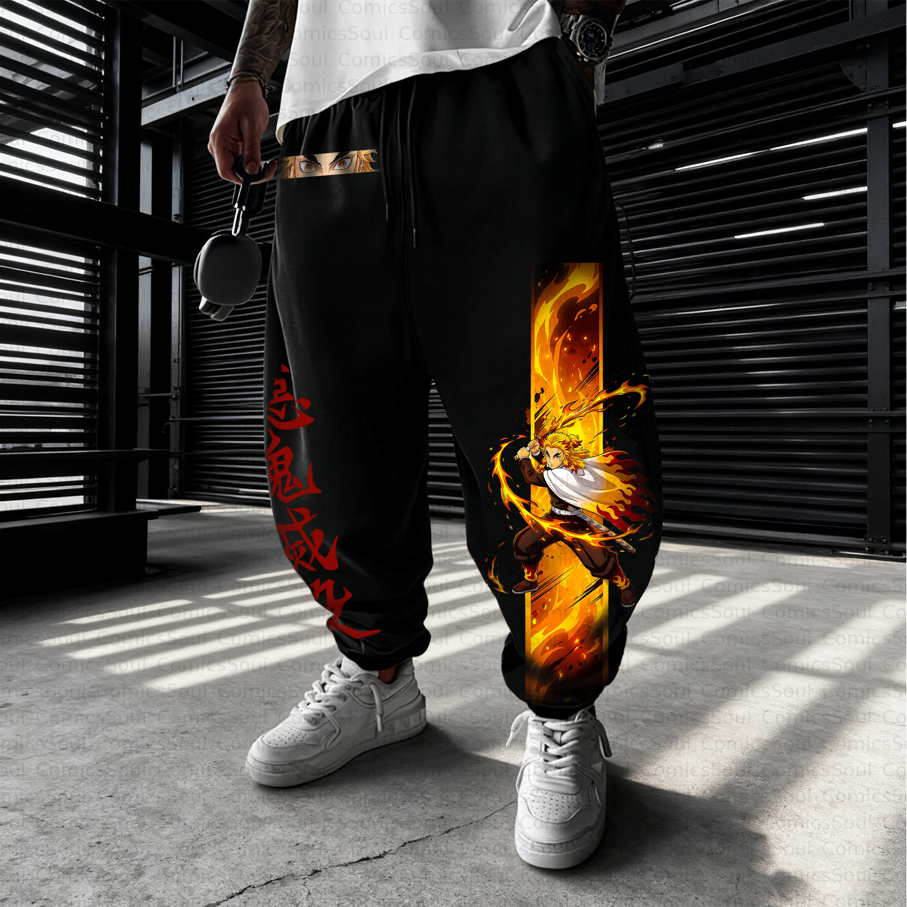Unisex Casual Anime Streetwear Pant