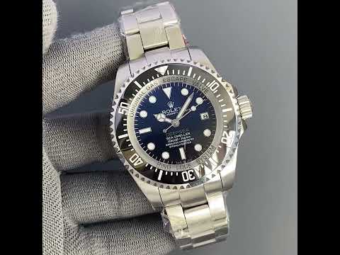 Rolex Sea-Dweller Deepsea 126660 Stainless Steel Black Blue Dial 44MM Mens Replica Watch
