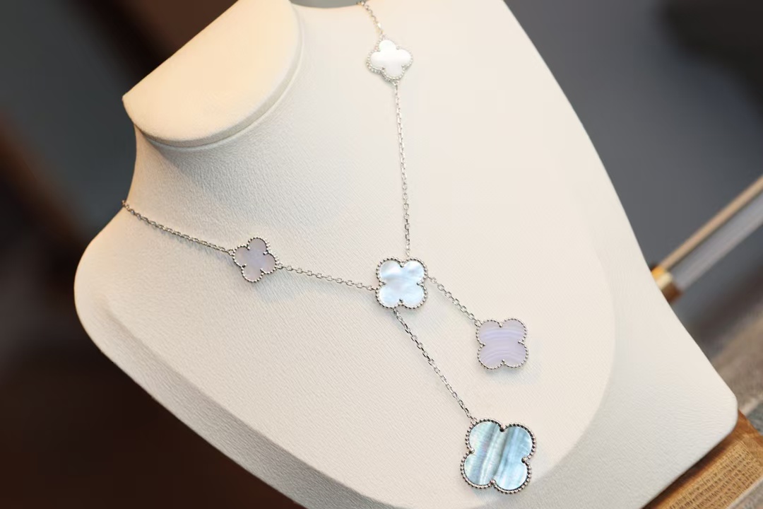 VCA Magic Alhambra Necklace, 6 Motifs - Original Replica Club