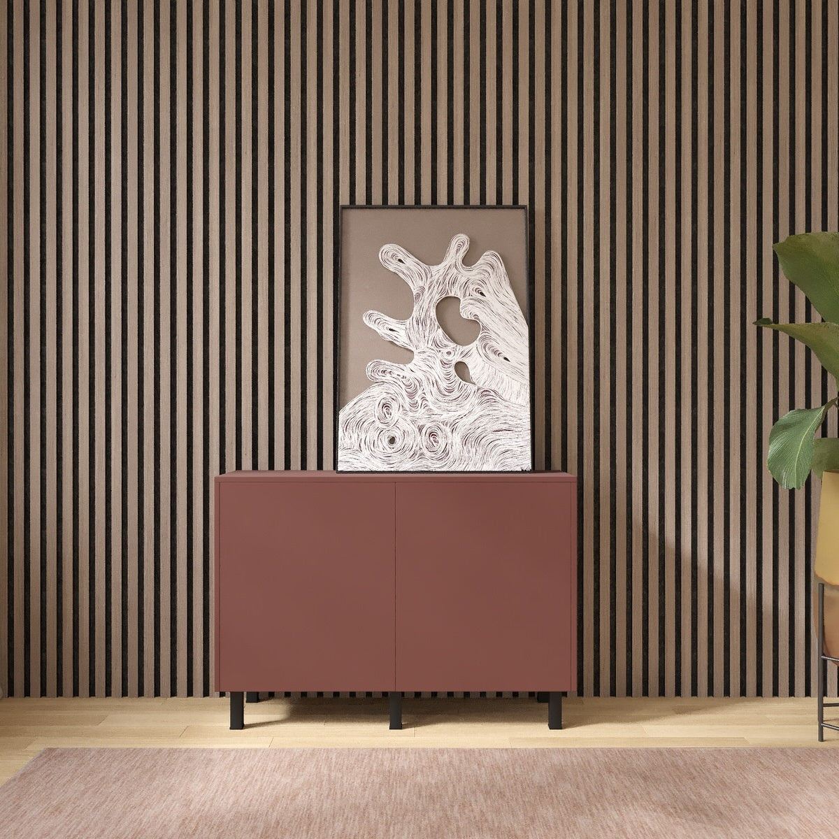 Artego Design Pastell Ayaya 123 cm Dressoir Oxydrood