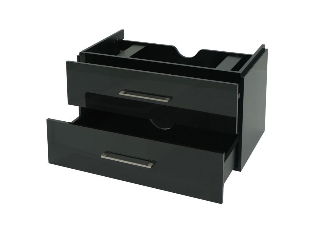 Mueble lavabo Premium Tucasago-D16, negro