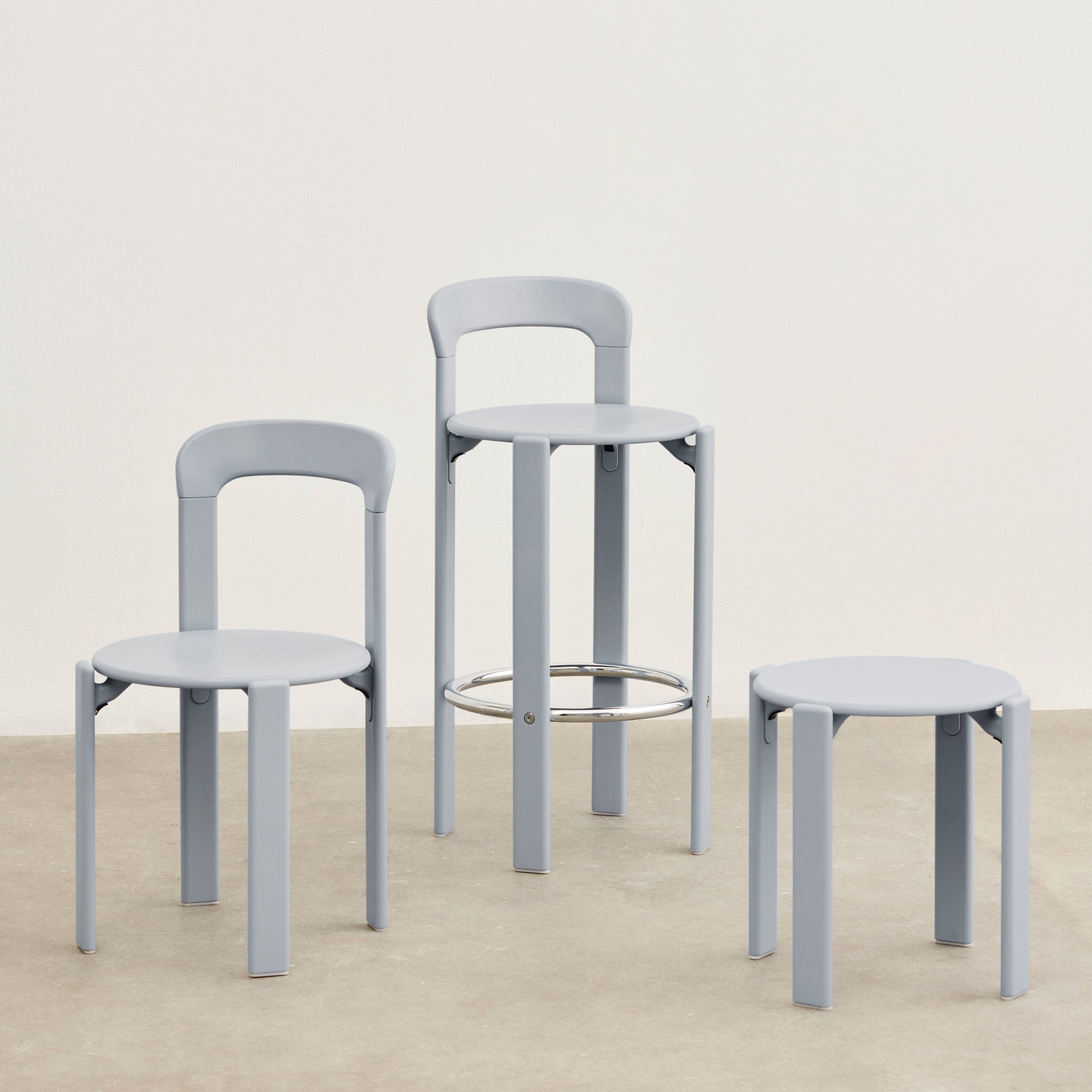 HAY Rey Stoel - Slate Blue