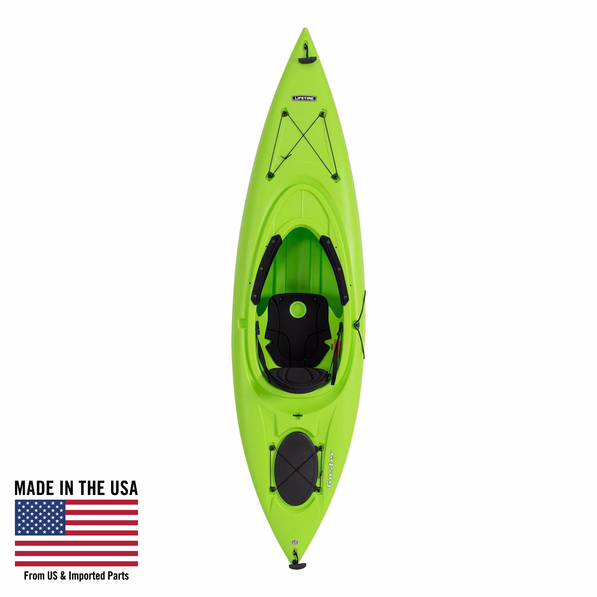 Lifetime Guster 10 Sit - Inside Kayak - Lime Green (90527)(Lime Green/Single)