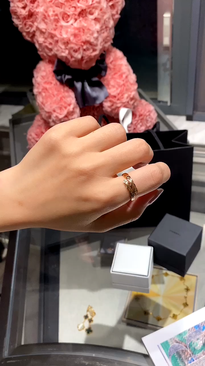 Chanel Mixed Color Coco Crush Toi et Moi Ring - Small Version - Original Replica Club
