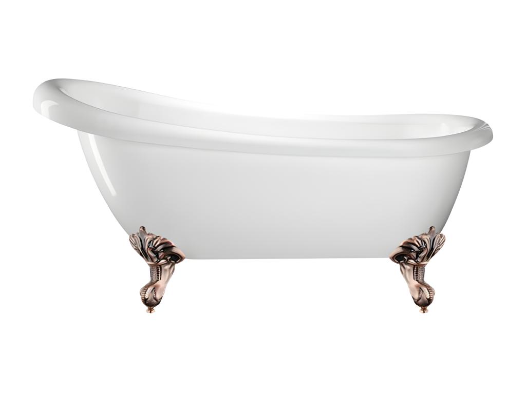 Bañera con patas RICHMOND 171 cm patas ÁGUILA COBRE ENVEJECIDO