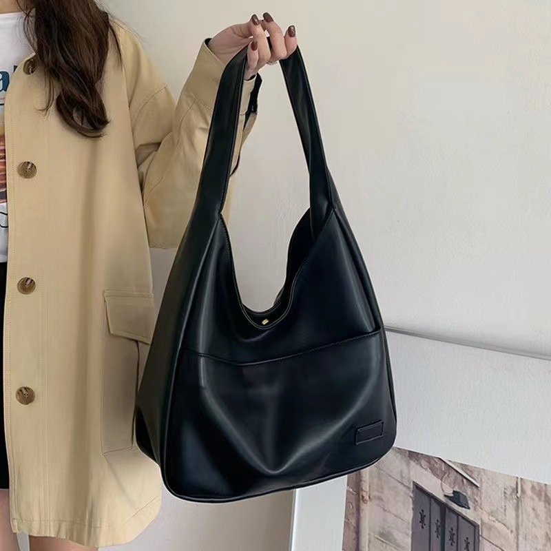 2026 Spring/Summer New Large Capacity Tote Bag, Popular Cross-Border Foreign Trade Women's Bag, Handheld Bucket Shoulder Bag, Fashionable