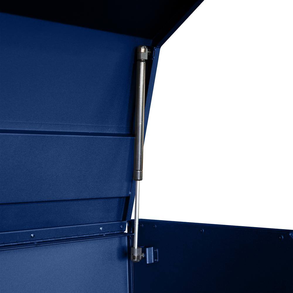 2025 56 in. W x 22 in. D Heavy Duty 23-Drawer Combination Rolling Tool Chest and Top Tool Cabinet Set in Matte Blue