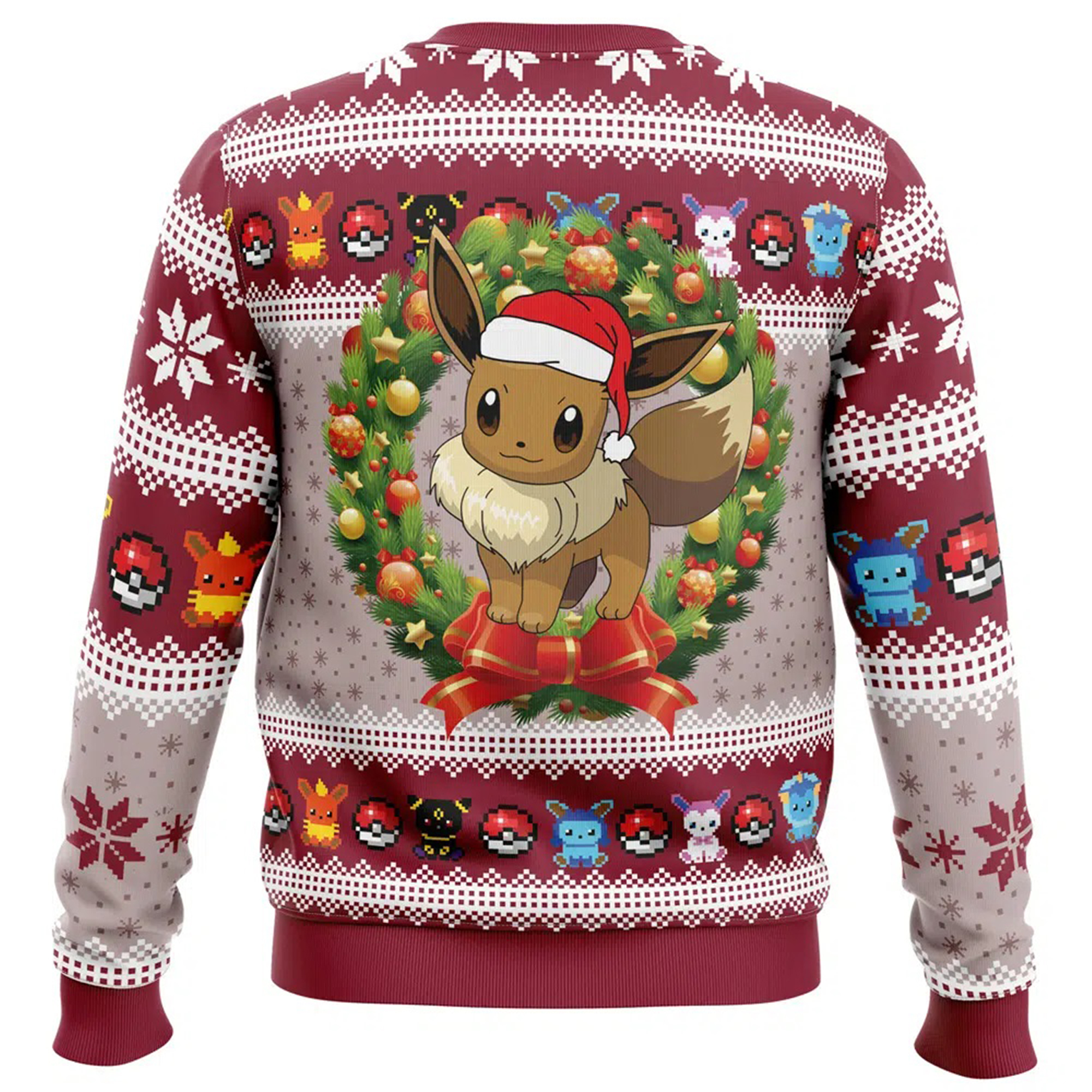 Unisex Anime Ugly Christmas Sweater TeeThreads Sustain the Scene with Custom Apparel