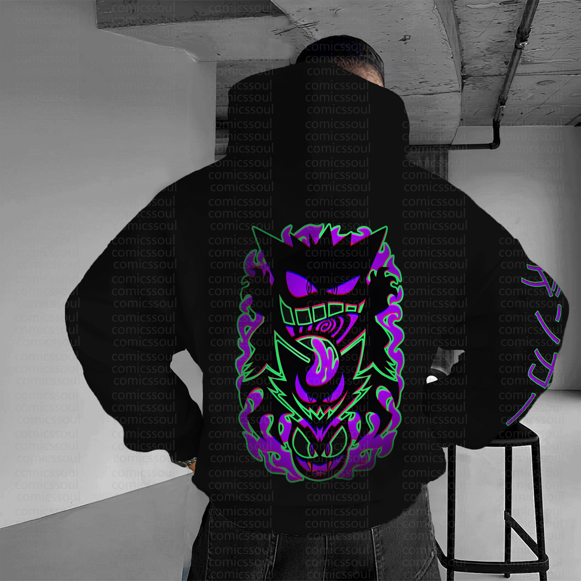 Unisex Anime Graphic Streetwear Vintage Hoodie丨Comicssoul