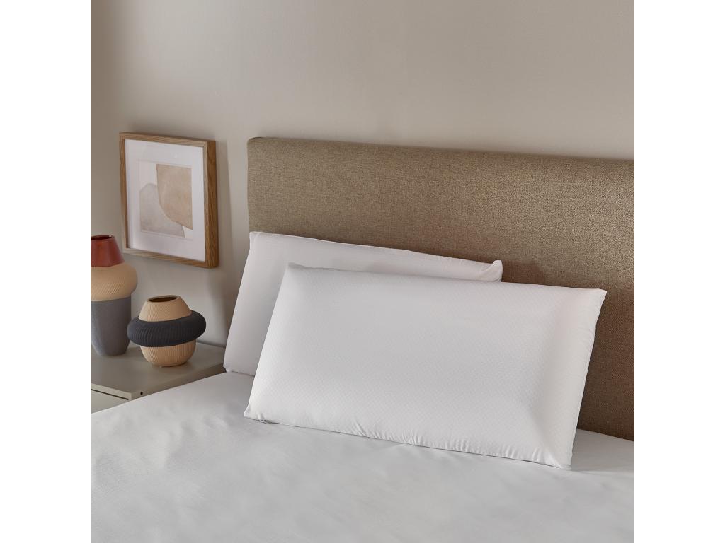 Pack 2 almohadas viscoelásticas hipoalergénicas 40x90cm Tucasago Home