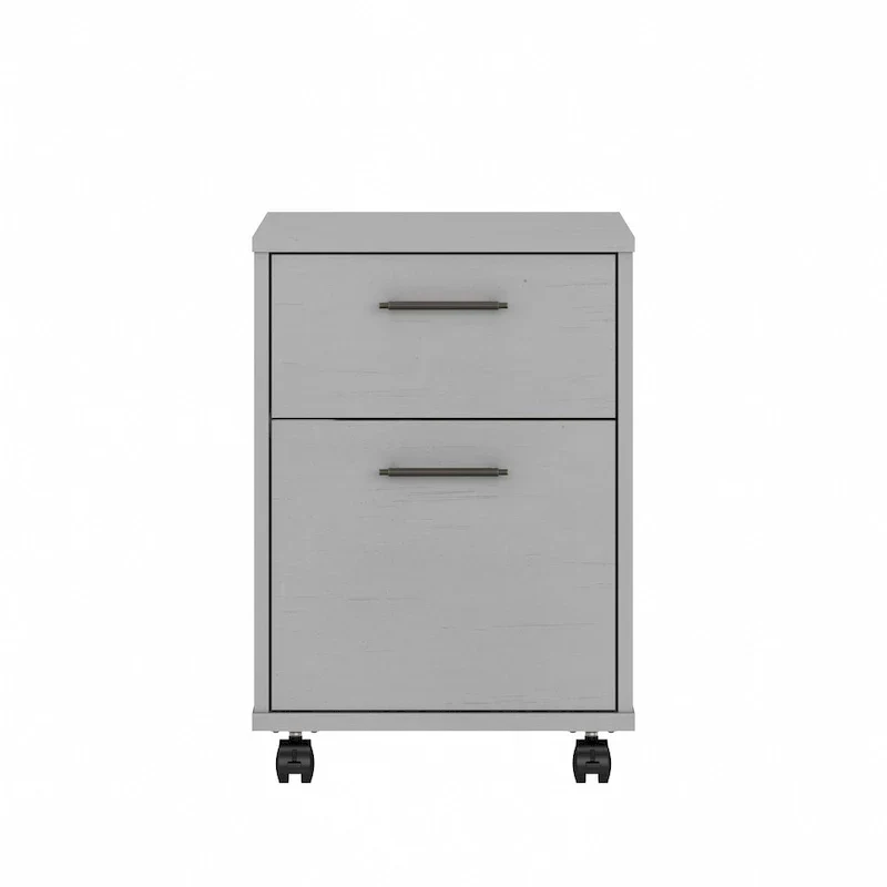 Bush Furniture Key West Mobile File Cabinet with 2 Drawers