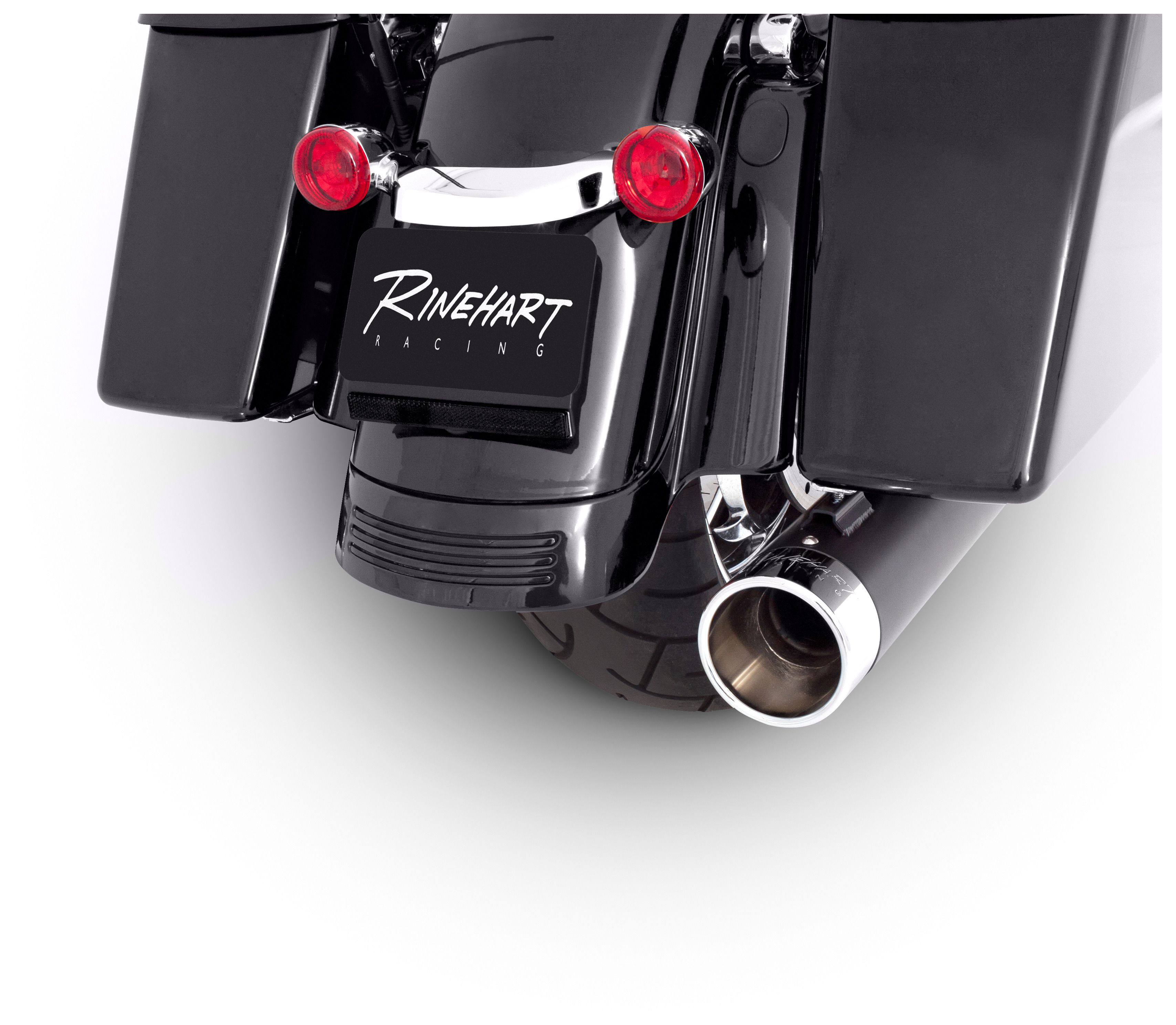 SportsBikeShop Rinehart 2-Into-1 Exhaust For Harley