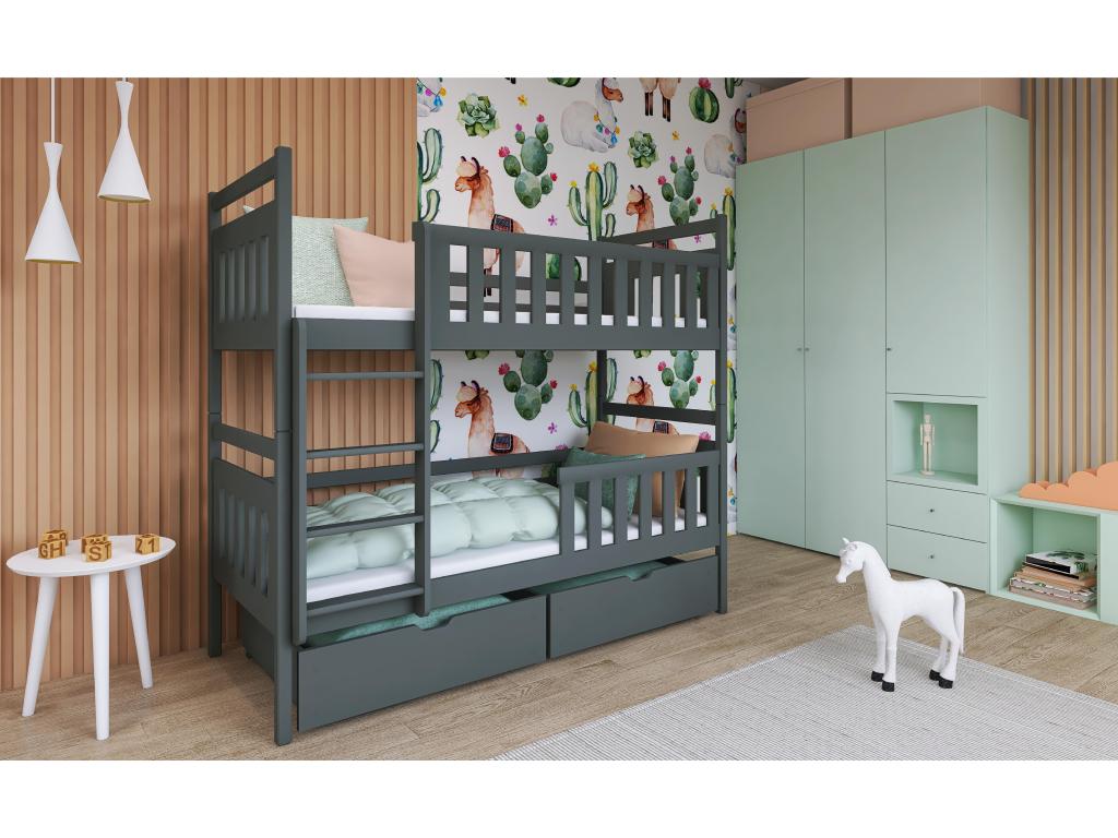 Litera MONIKA BB005 90x200 cm Grafito