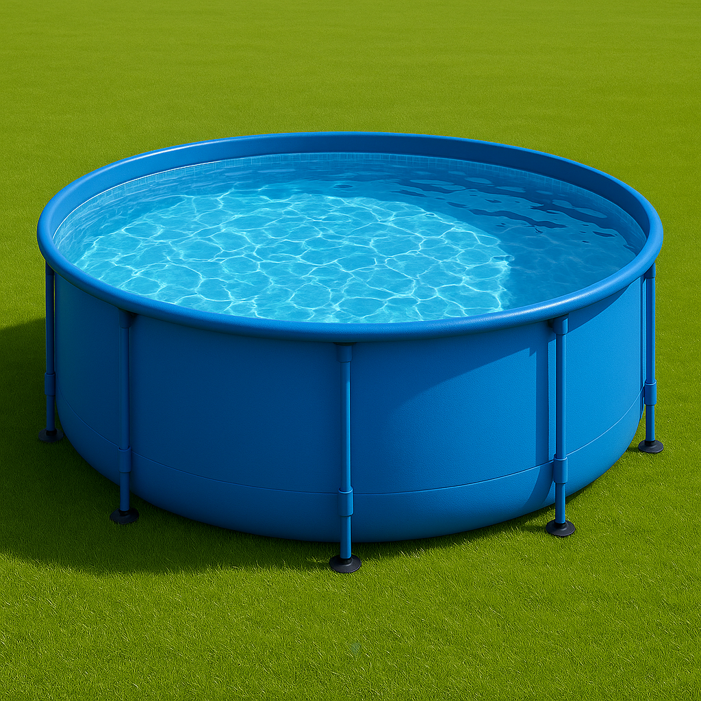 Piscina tubular redonda Redonda Sí Piscina Tubular PVC, Acero 457x107 cm Azul Piscinas Tubulares / Piscina Redonda