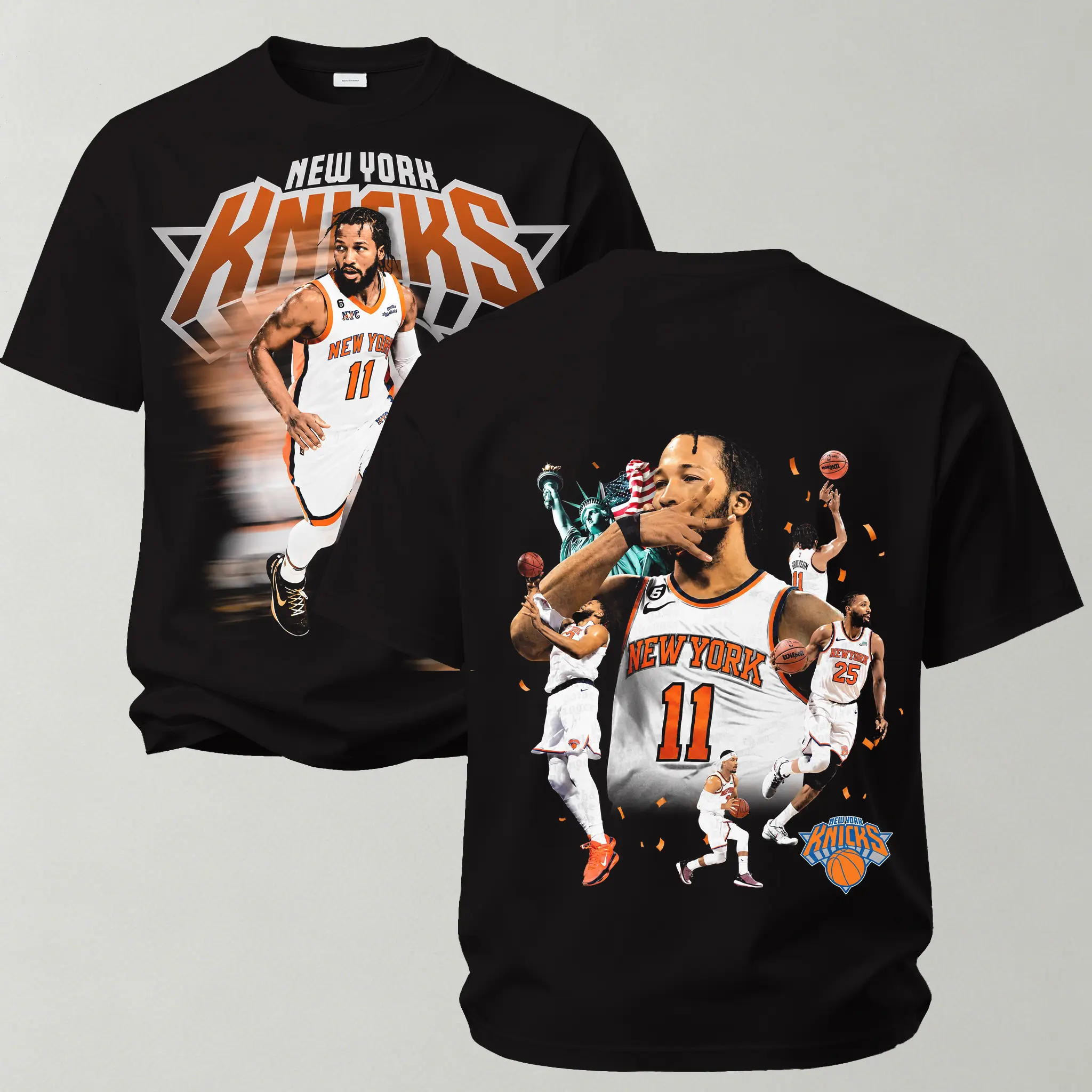 Retro #11 Basketball Graphic Printed Unisex Oversized T-shirt