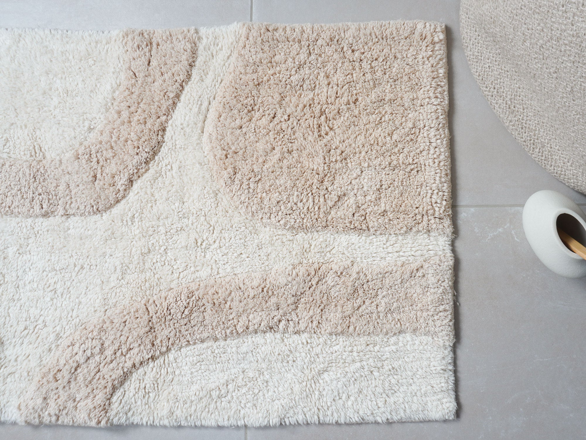 Veer Carpets - Badmat Baily - Naturel Beige 60 x 100 cm