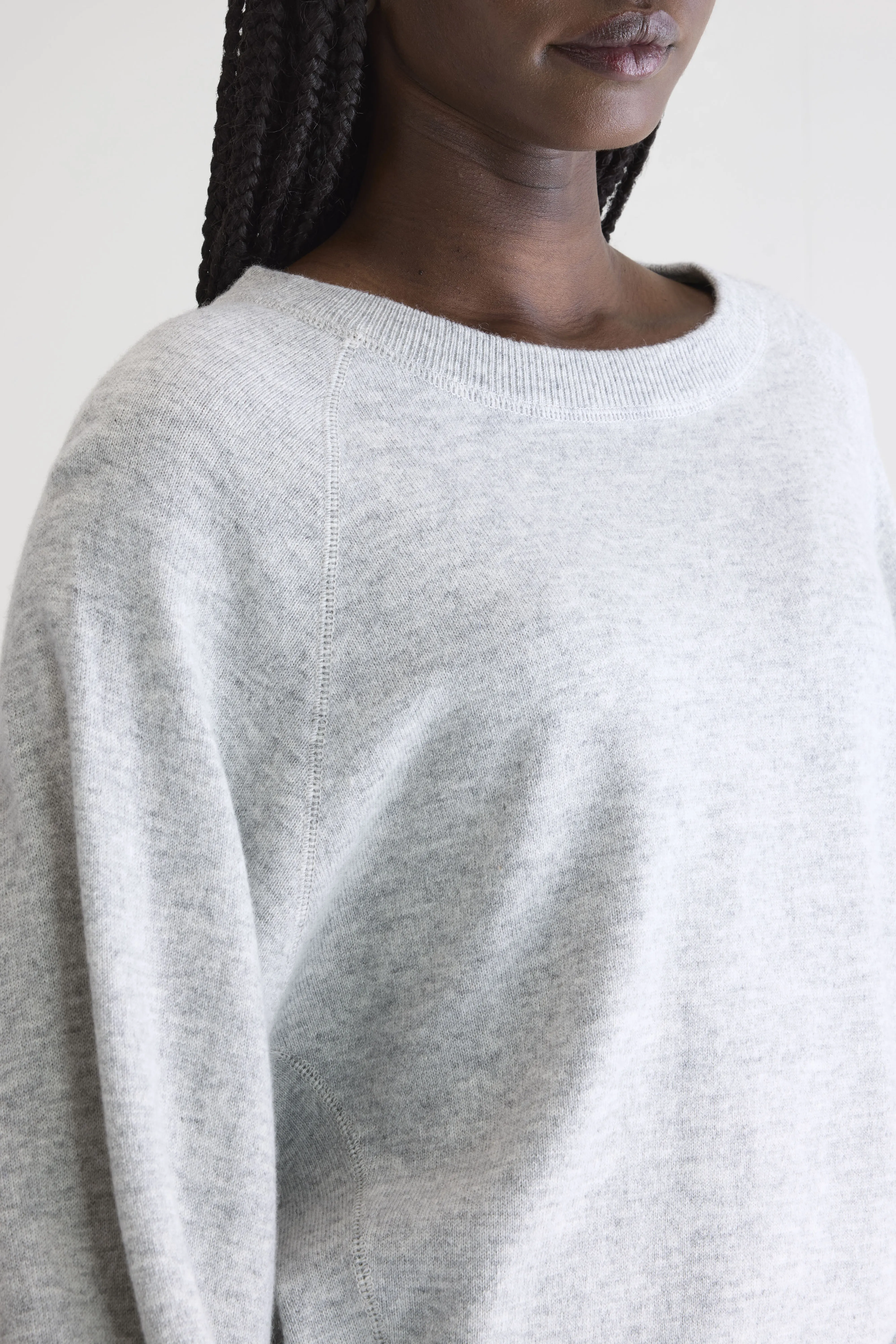 Bellerose Spanne crewneck sweater (252 / W / LIGHT GREY)
