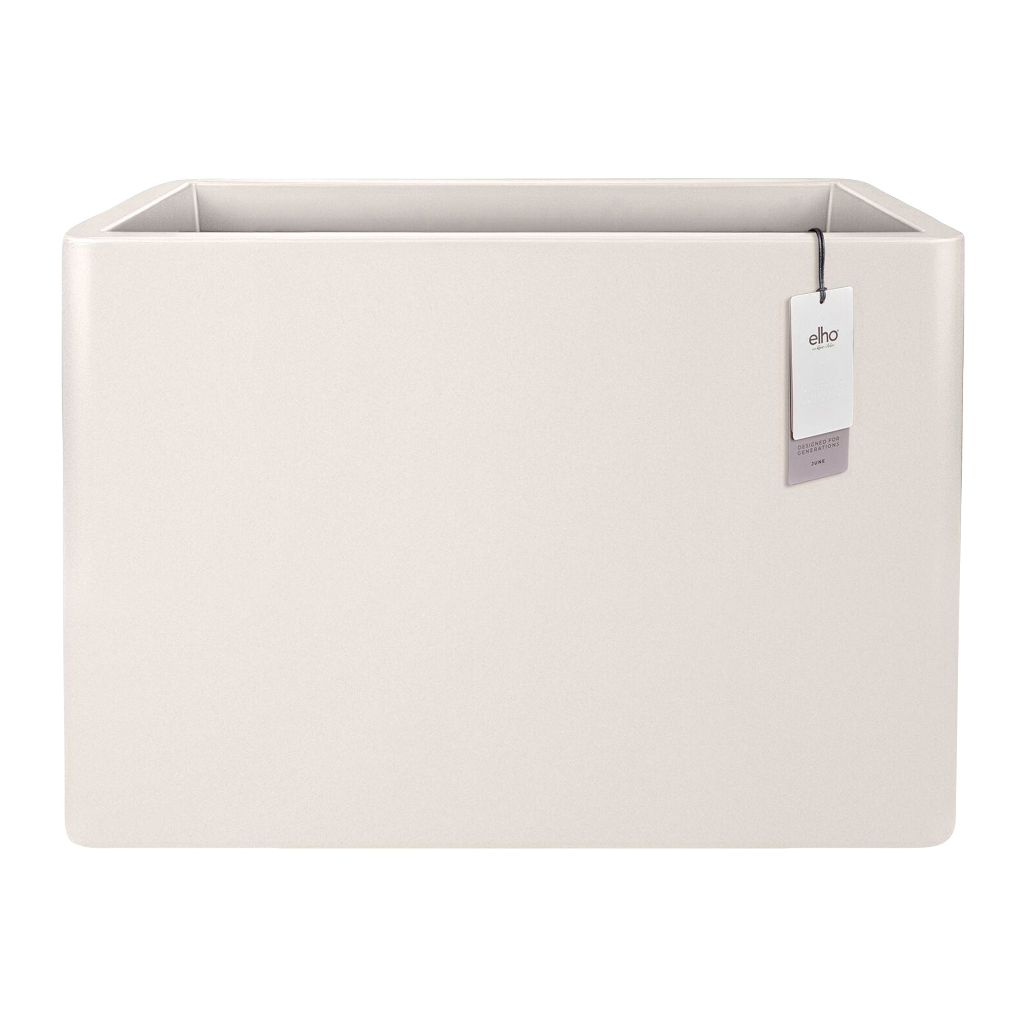 Elho June Brick Divider 80 - Linnen wit - L 79 x B x H 59 cm - Binnen