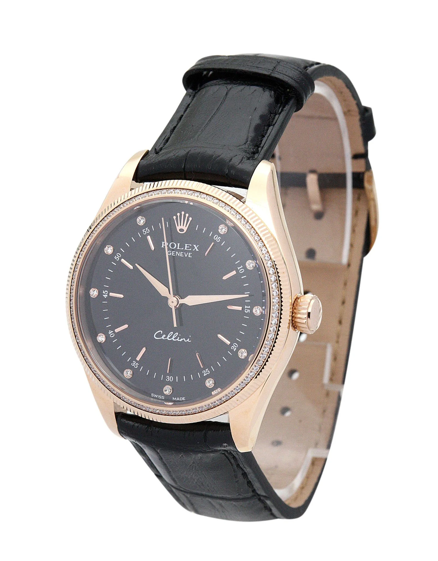 Rolex Cellini 39.5mm Black Dial 5310-2