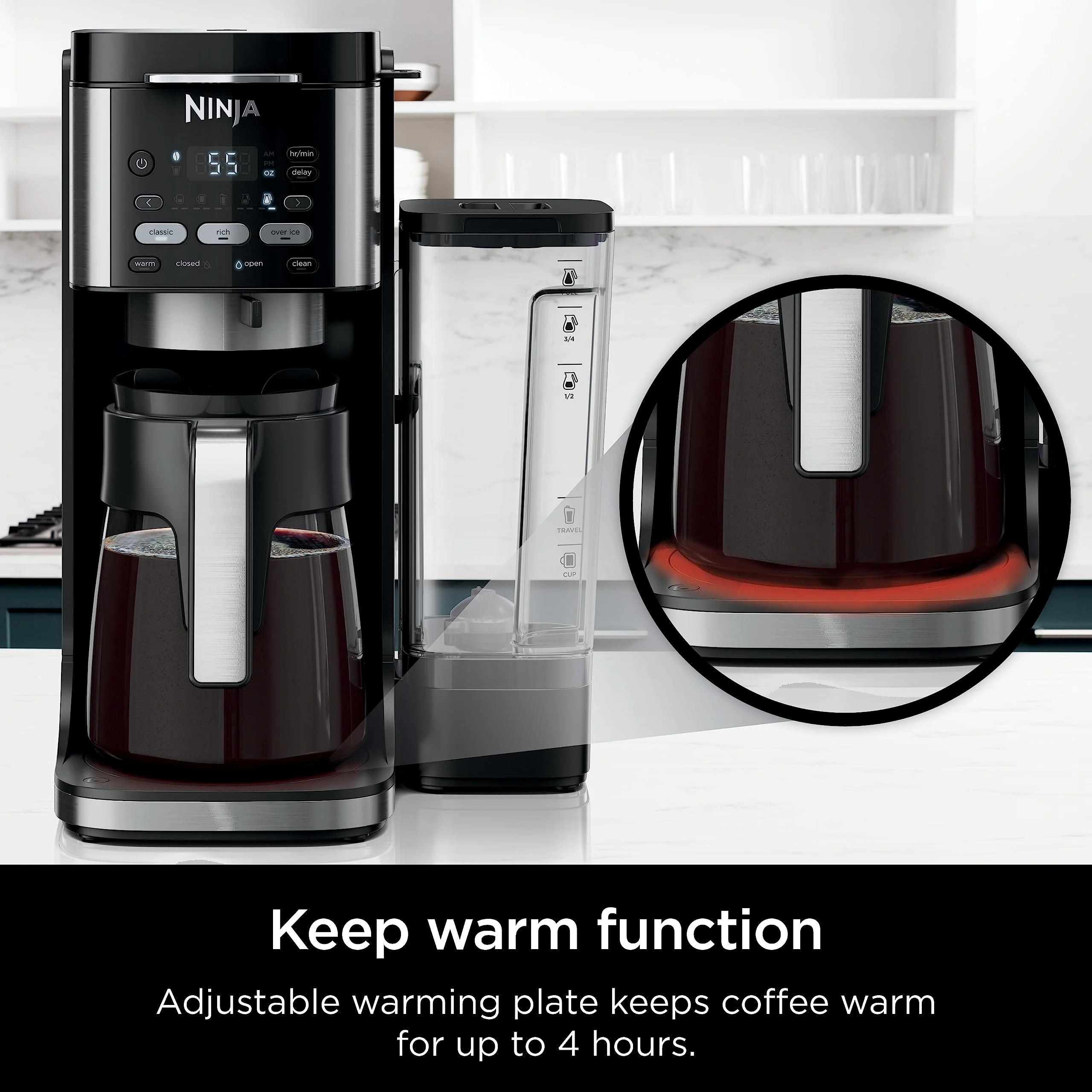 Ninja Drip Coffee Maker With K Cup Combo, DualBrew Pro Specialty Coffee System, Coffee Machine Compatible with K-Cup Pods, 12 Cup Single Serve Coffee Makers with Paper Filter, CFP301 Frother? F - Image 21