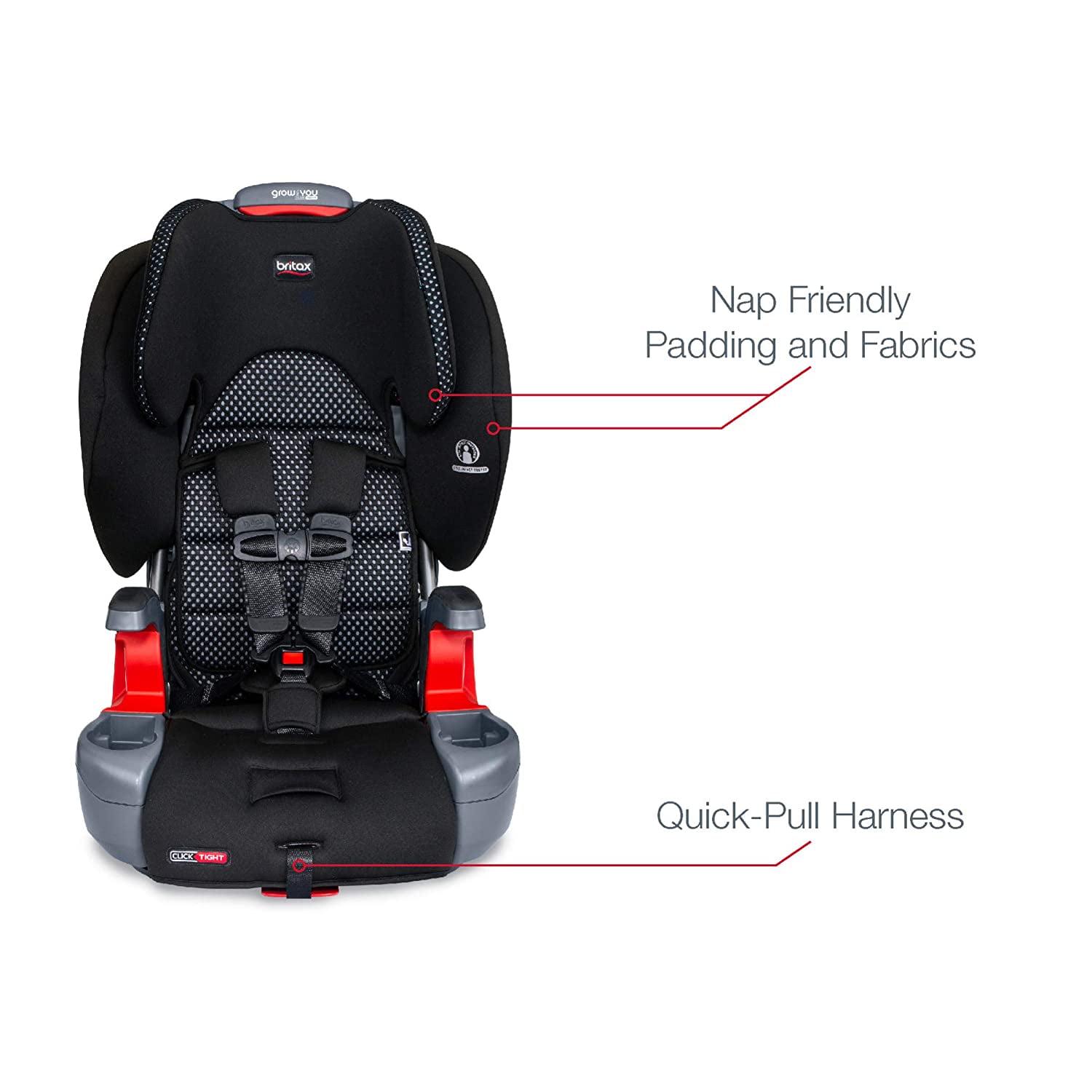 Britax Grow With You ClickTight Harness-2-Booster Car Seat. 2-in-1 High Back Booster. Cool Flow Grey - Image 9