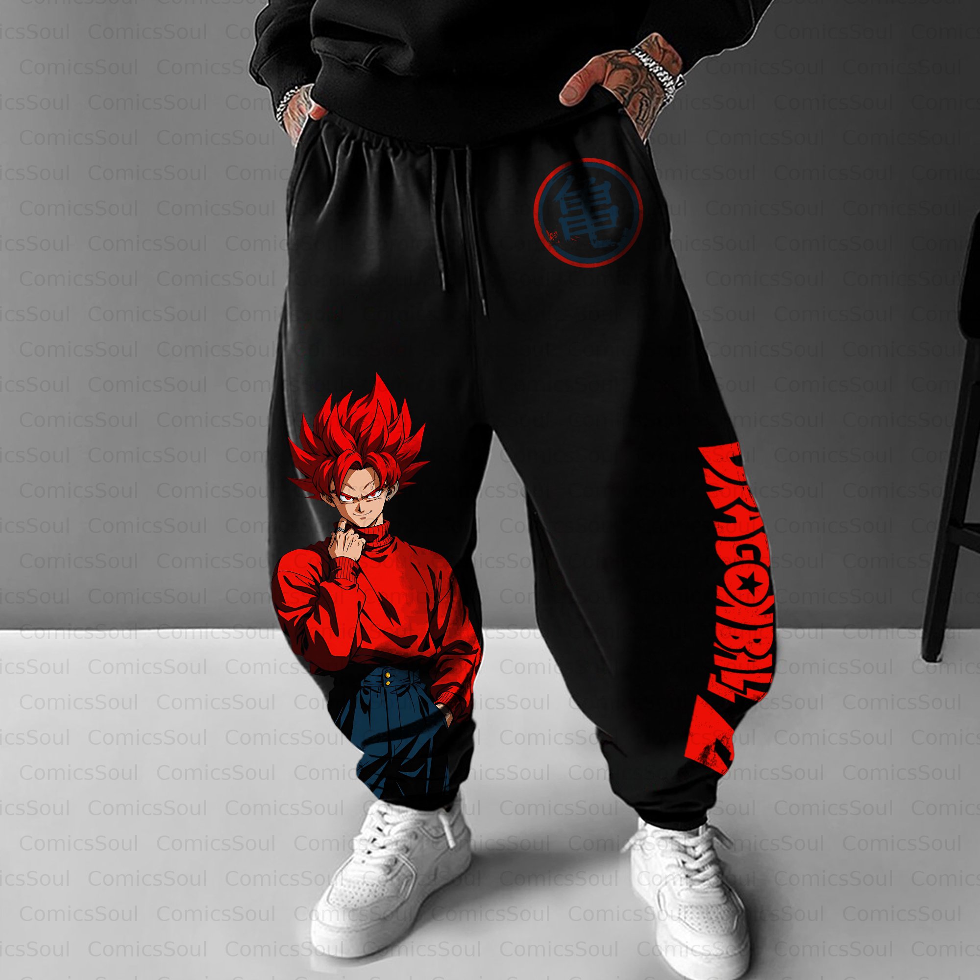 Unisex Casual Anime Streetwear Pant