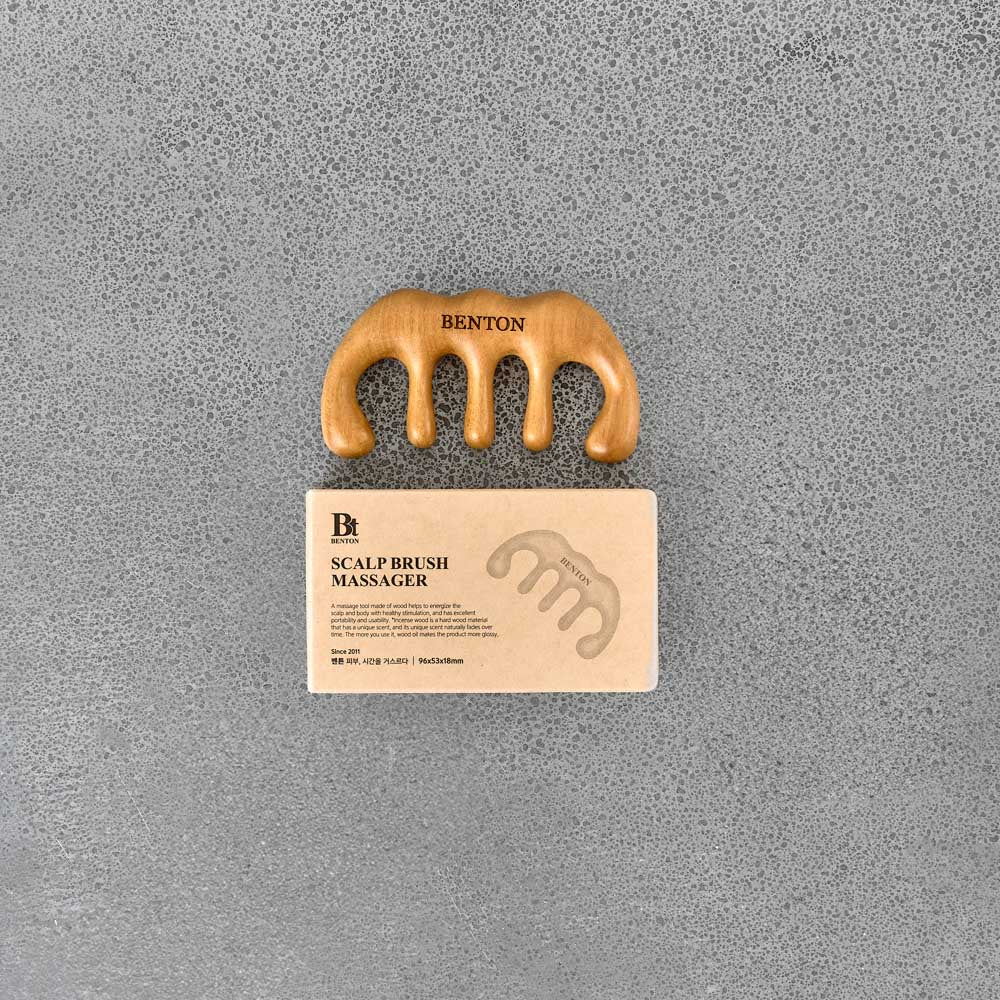 Brosse de massage pour cuir chevelu - Benton