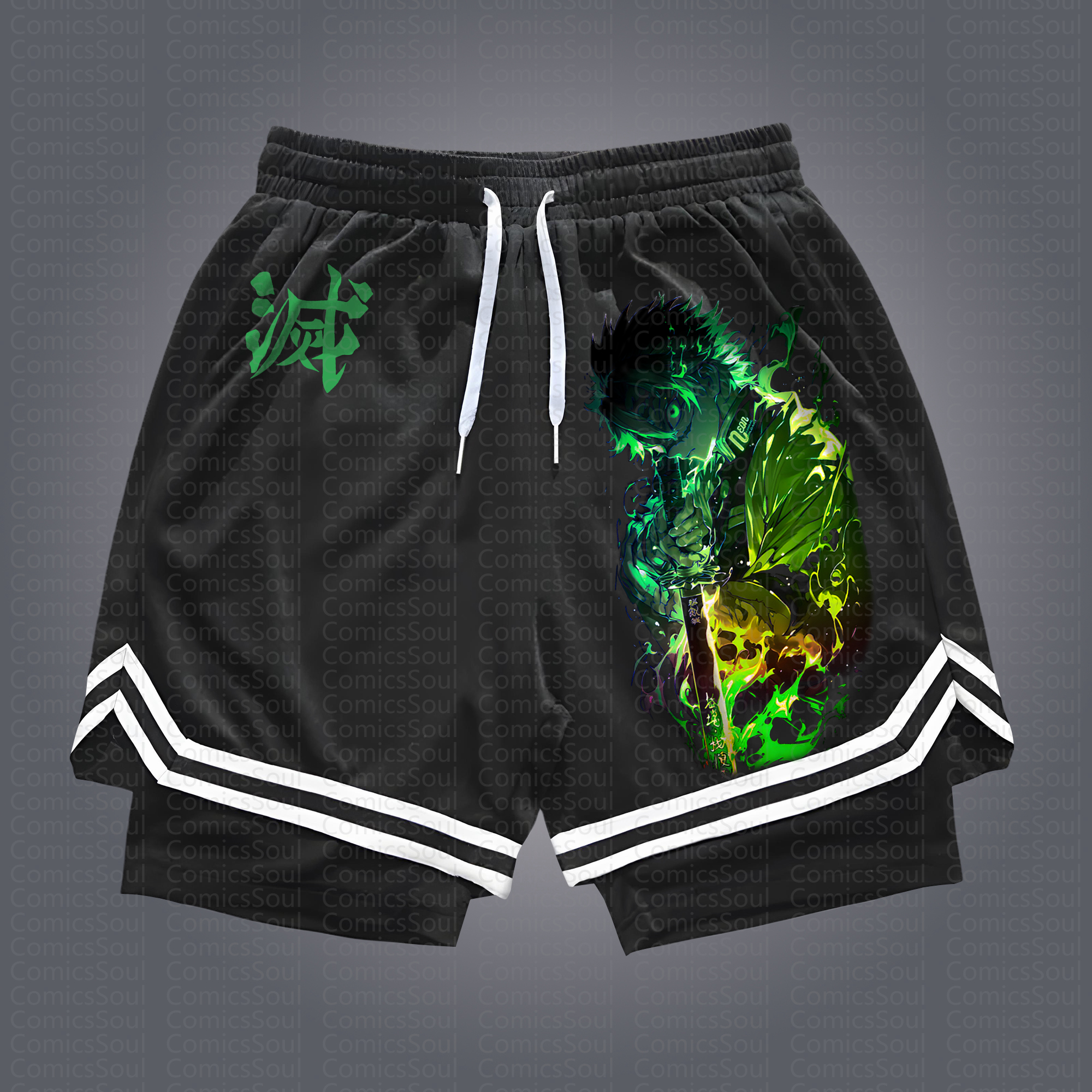 Unisex Casual Anime Streetwear Shorts