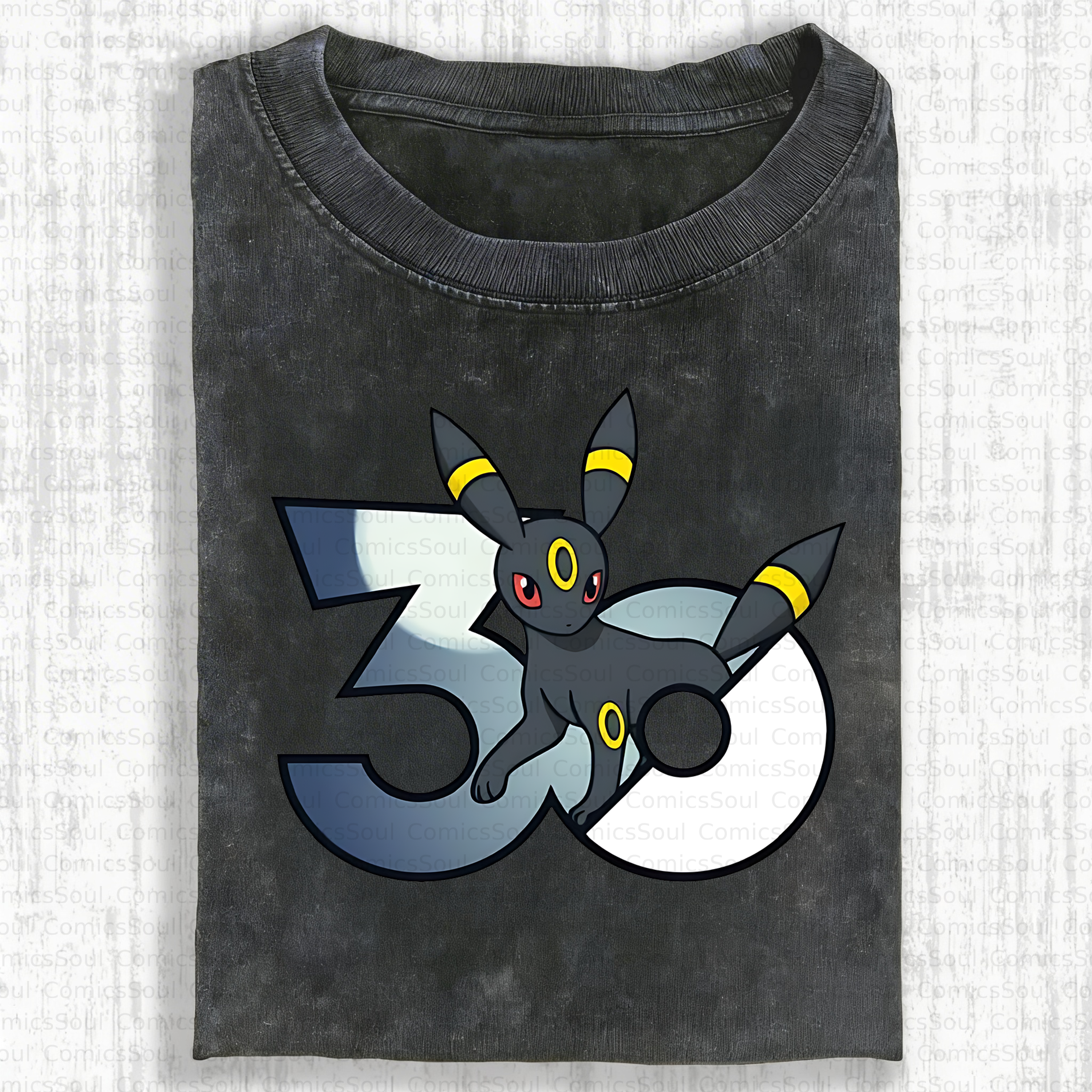 Unisex Anime Inspired Vintage Washed T-Shirt
