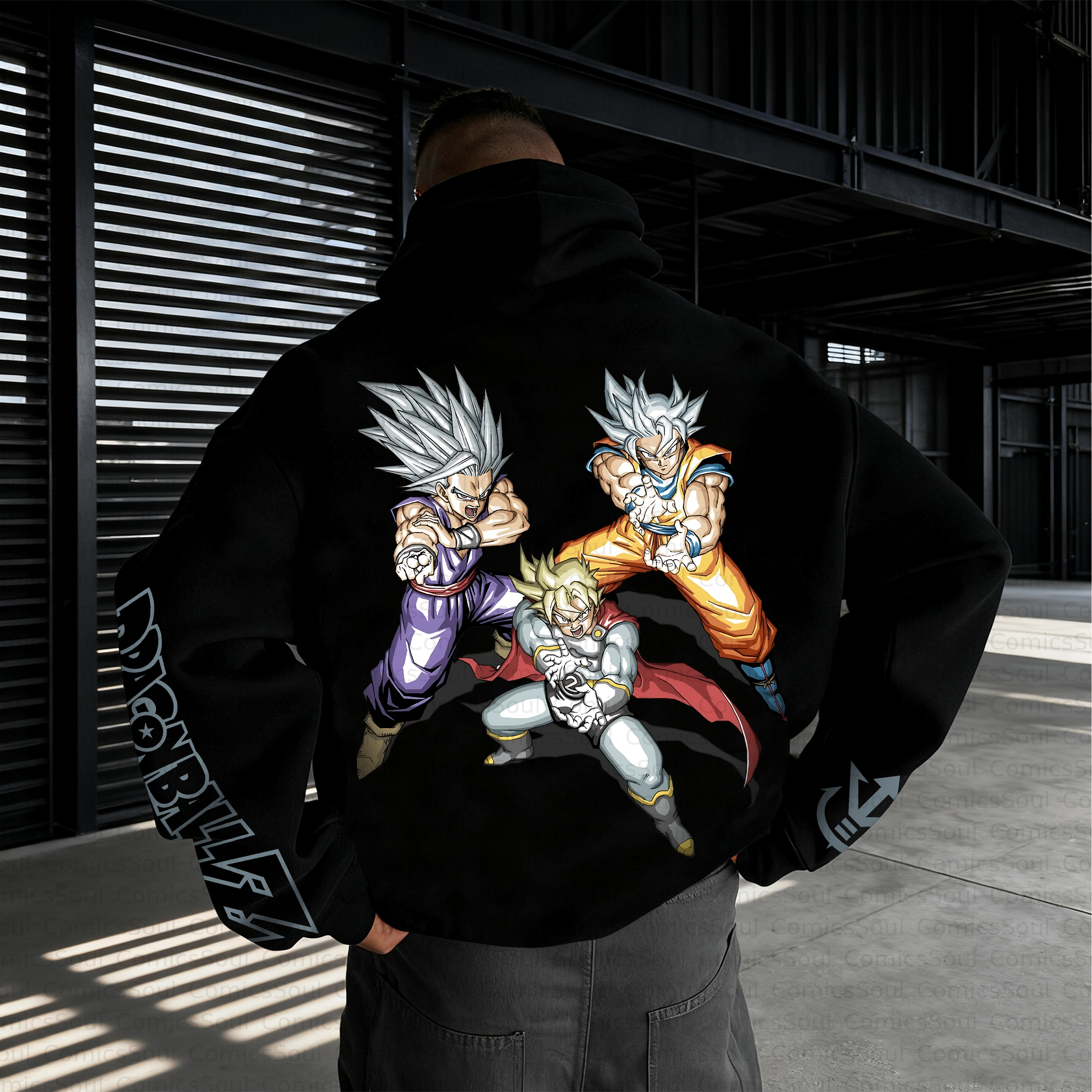 Unisex Anime Inspired Vintage Plush Hoodie
