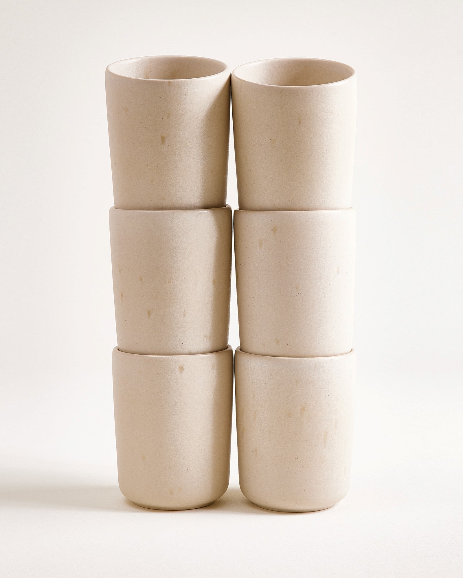 Sintra Becher groß sand 6er-Set