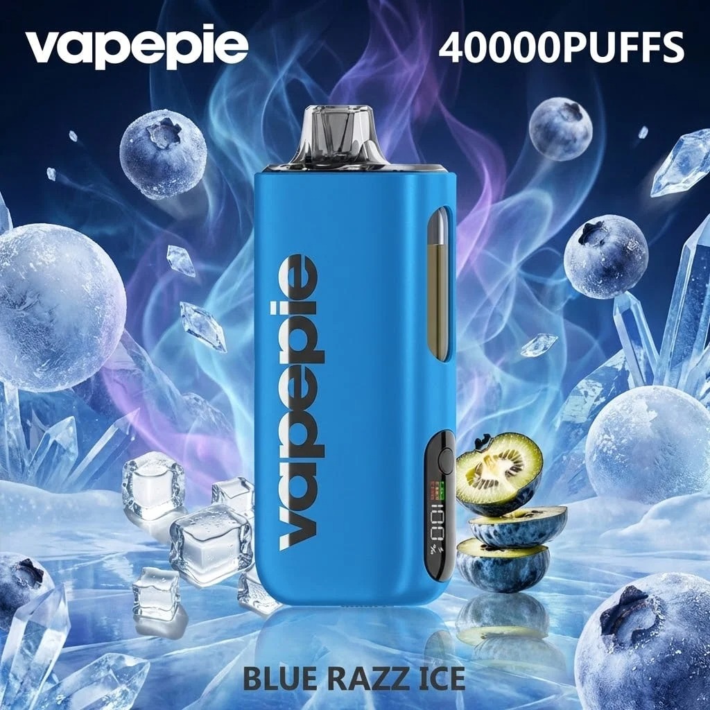 BLUE RAZZ ICE  & VAPEPIE Max 40000 PUFFS