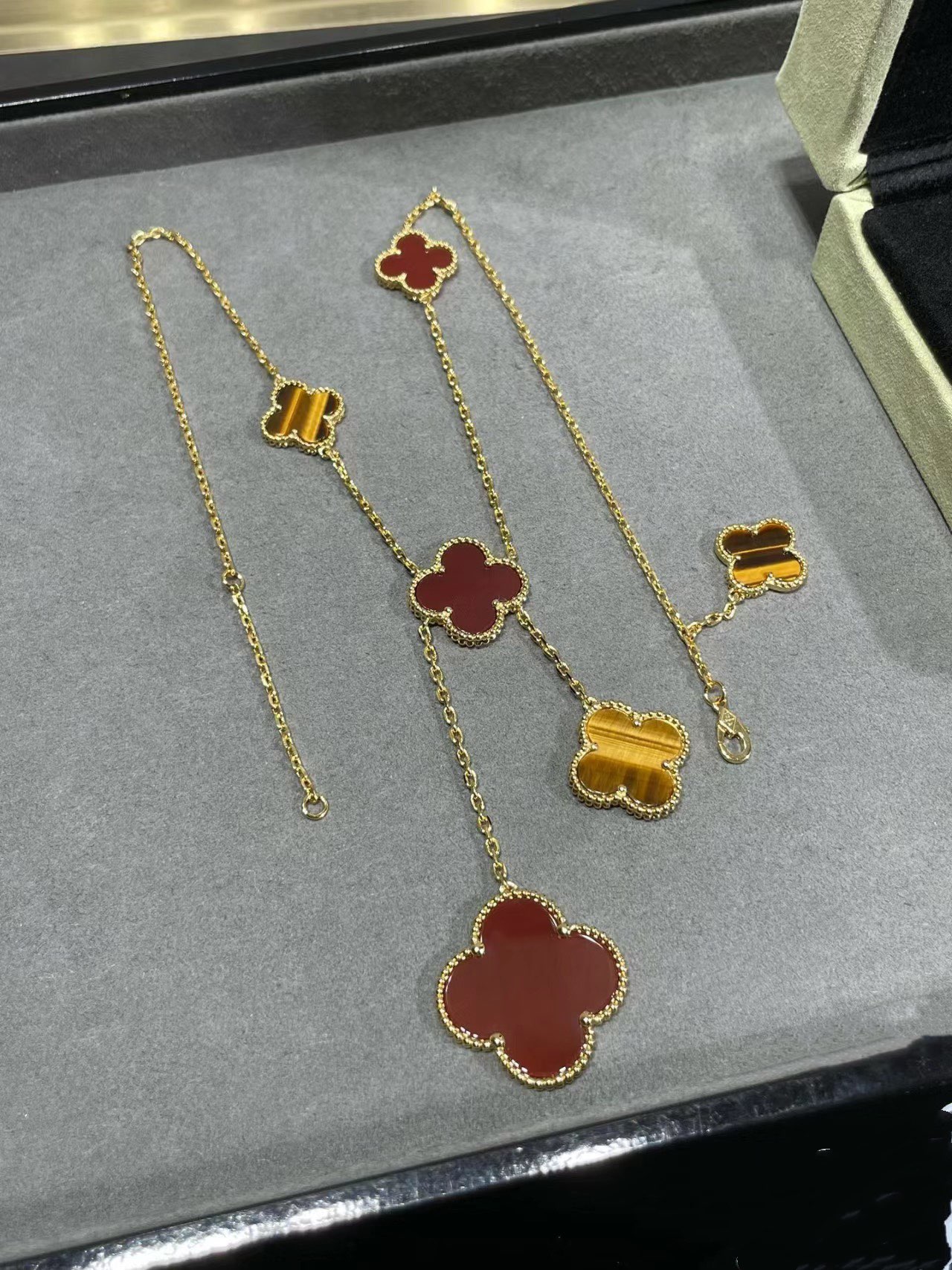 VCA Clover Magic Alhambra Necklace, 6 Motifs - Original Replica Club