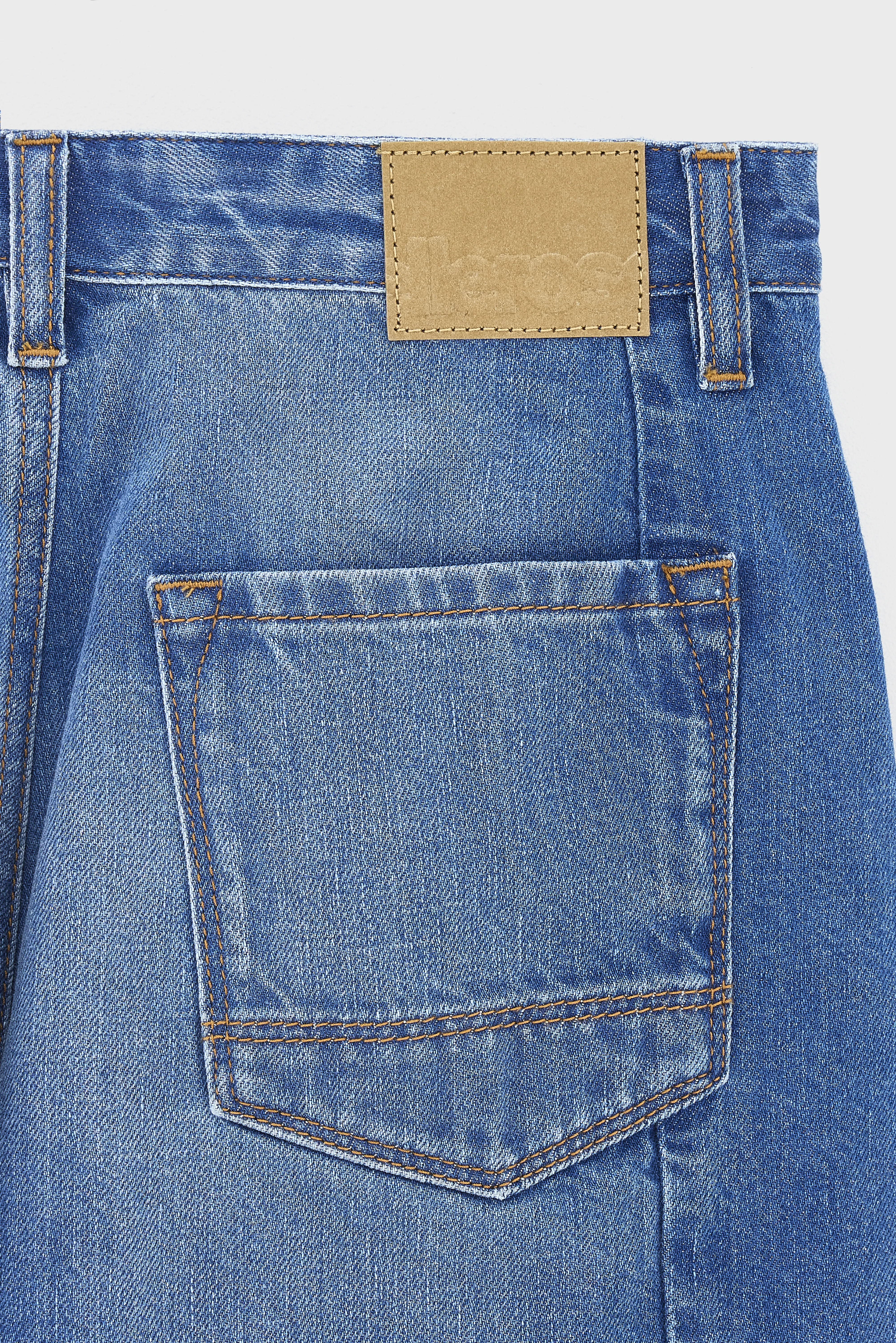 Bellerose Pethula pleated denim shorts (261 / G / BLUE STONE)