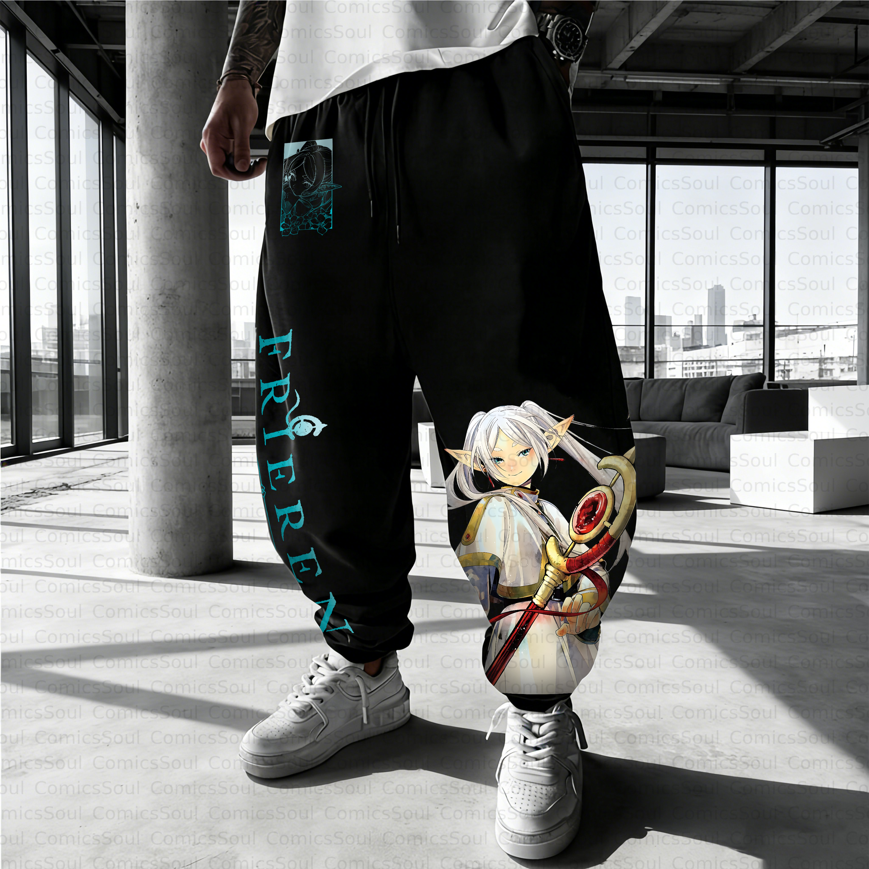 Unisex Casual Anime Streetwear Pant