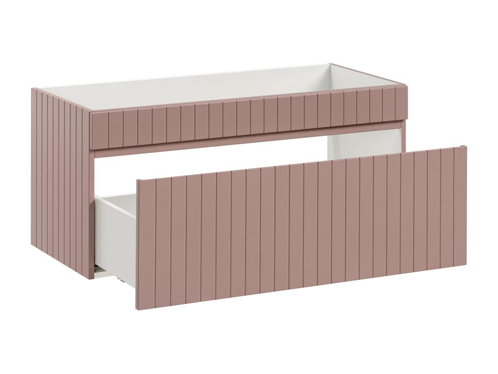Armario Bajo Lavabos ICONIC CUW100 1D 100x46x46 Rosa