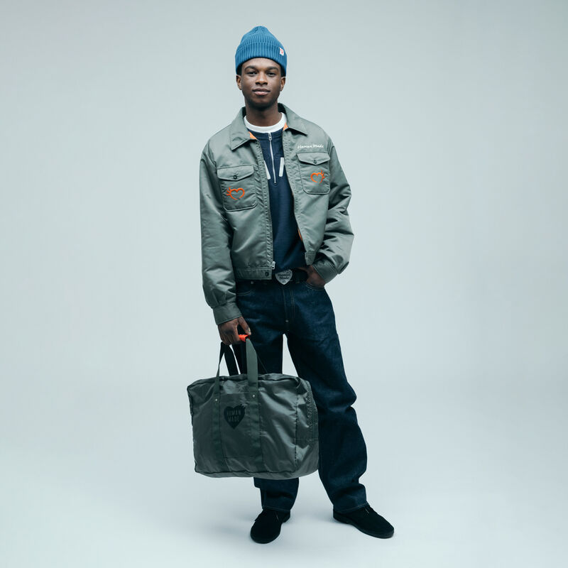 HUMAN MADE PACKABLE BOSTON BAG