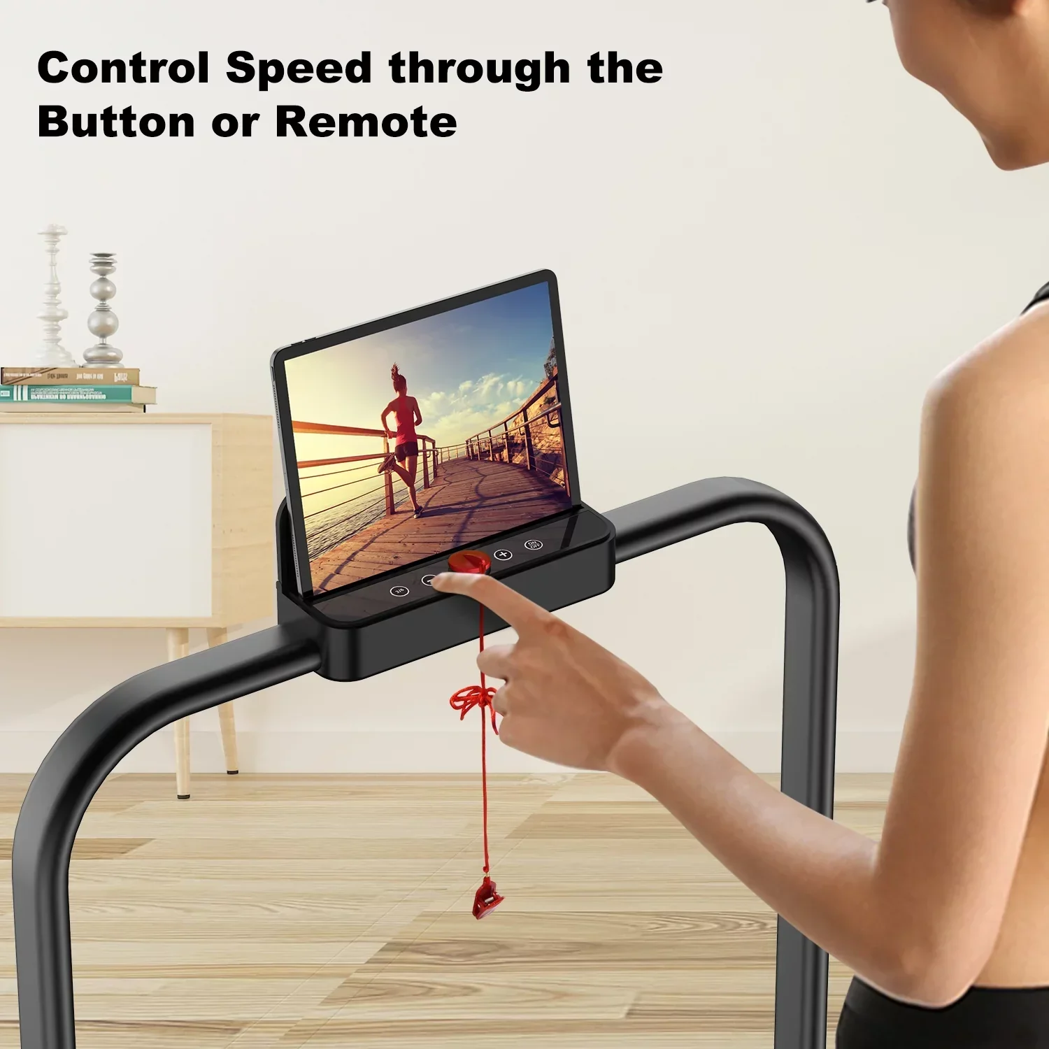 Bigzzia 2-in-1 Under Desk Treadmill, 2.5HP, 6.25MPH, 265 Lb - Image 2 Bigzzia 2-in-1 Under Desk Treadmill, 2.5HP, 6.25MPH, 265 Lb - Image 2